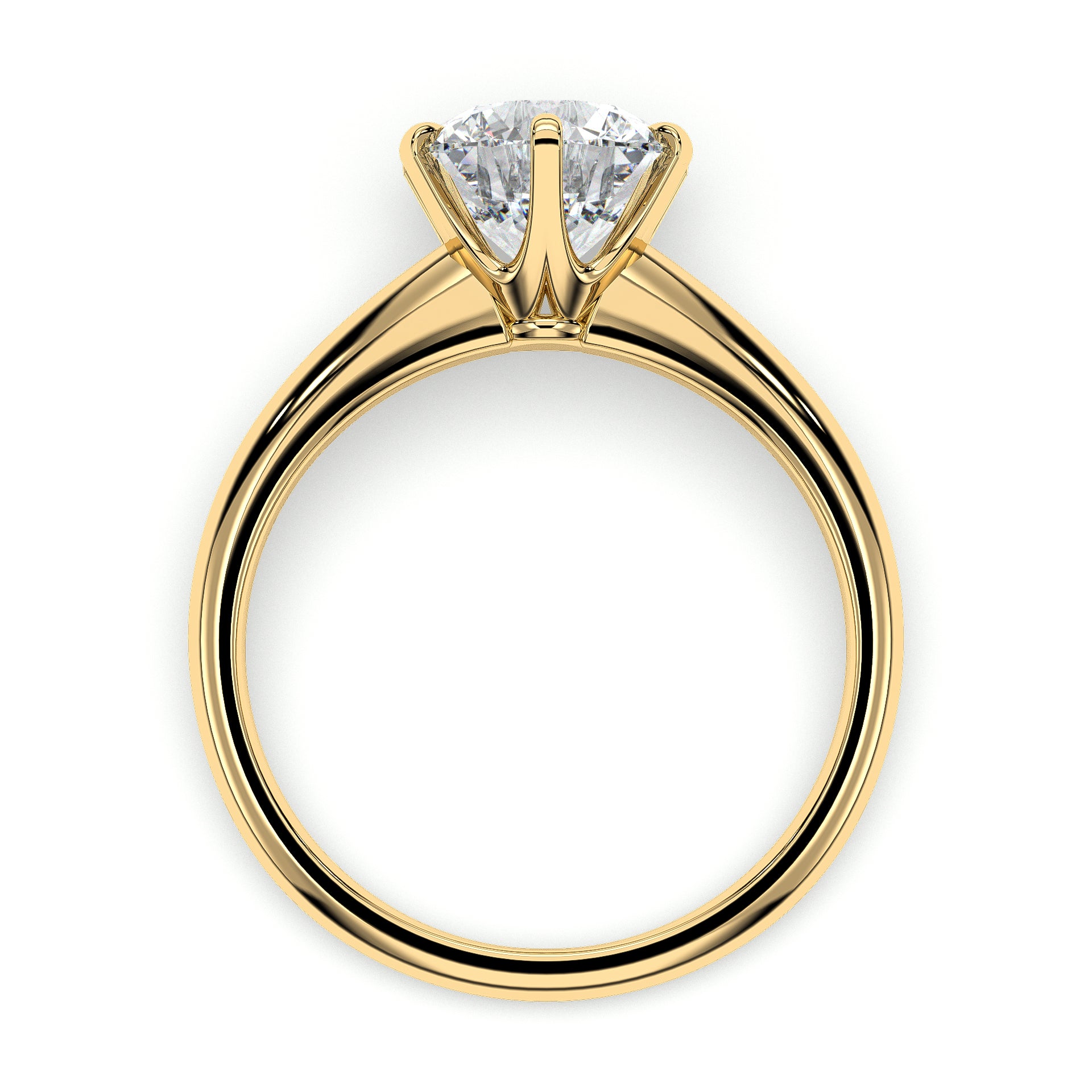 18K Yellow Gold Vermeil / 2.00 CARAT