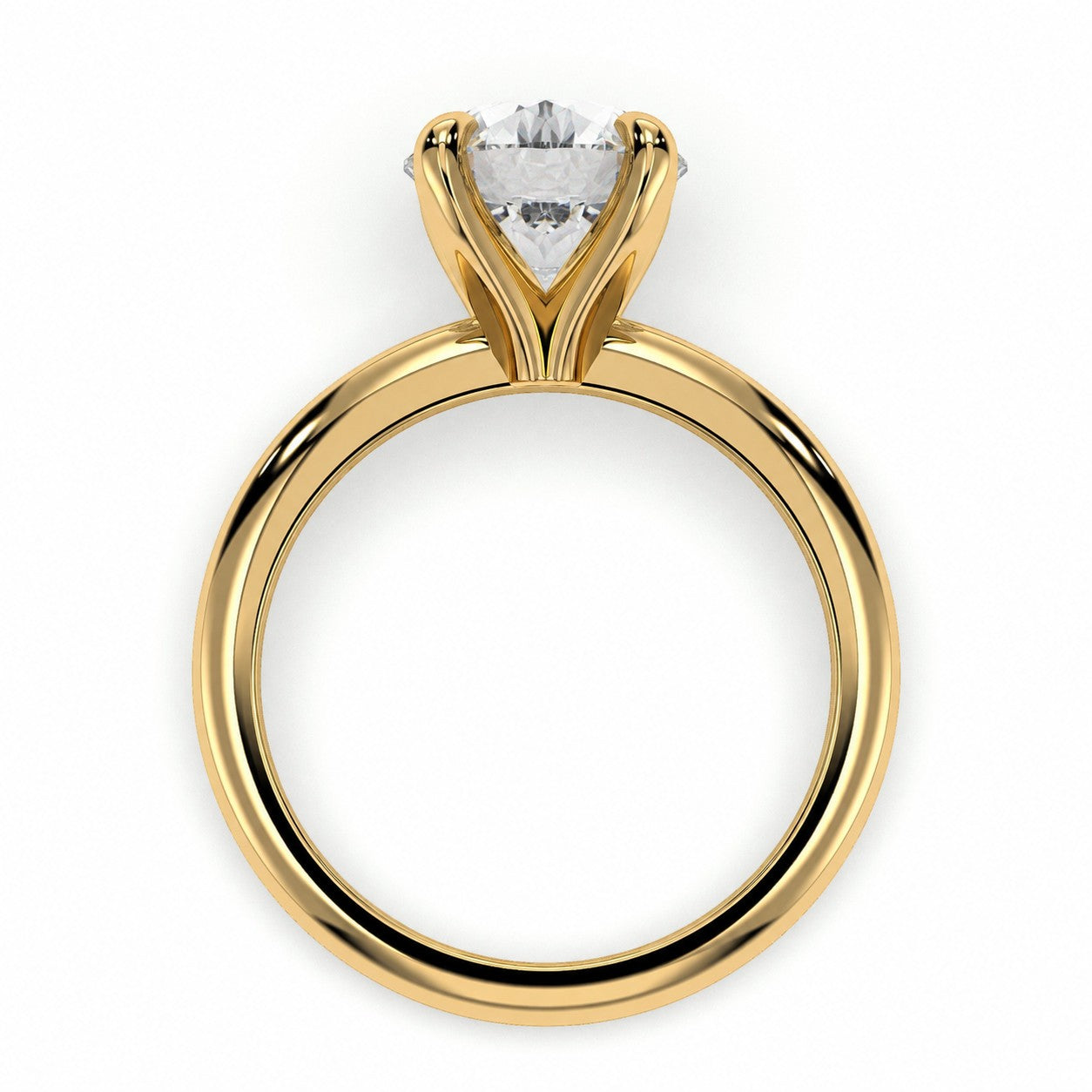 18K Yellow Gold Vermeil / 1.00 CARAT