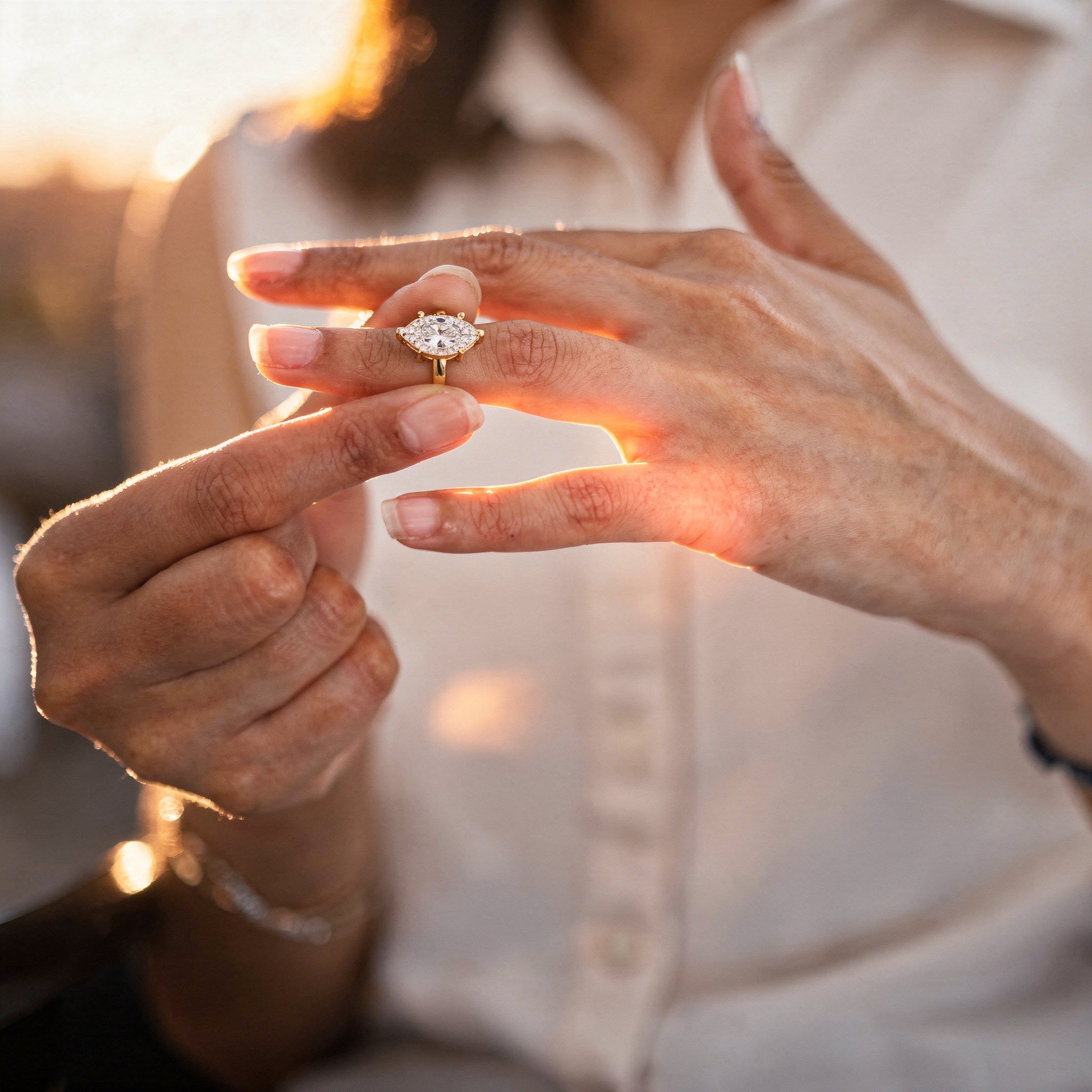 Navette Brillante Ring