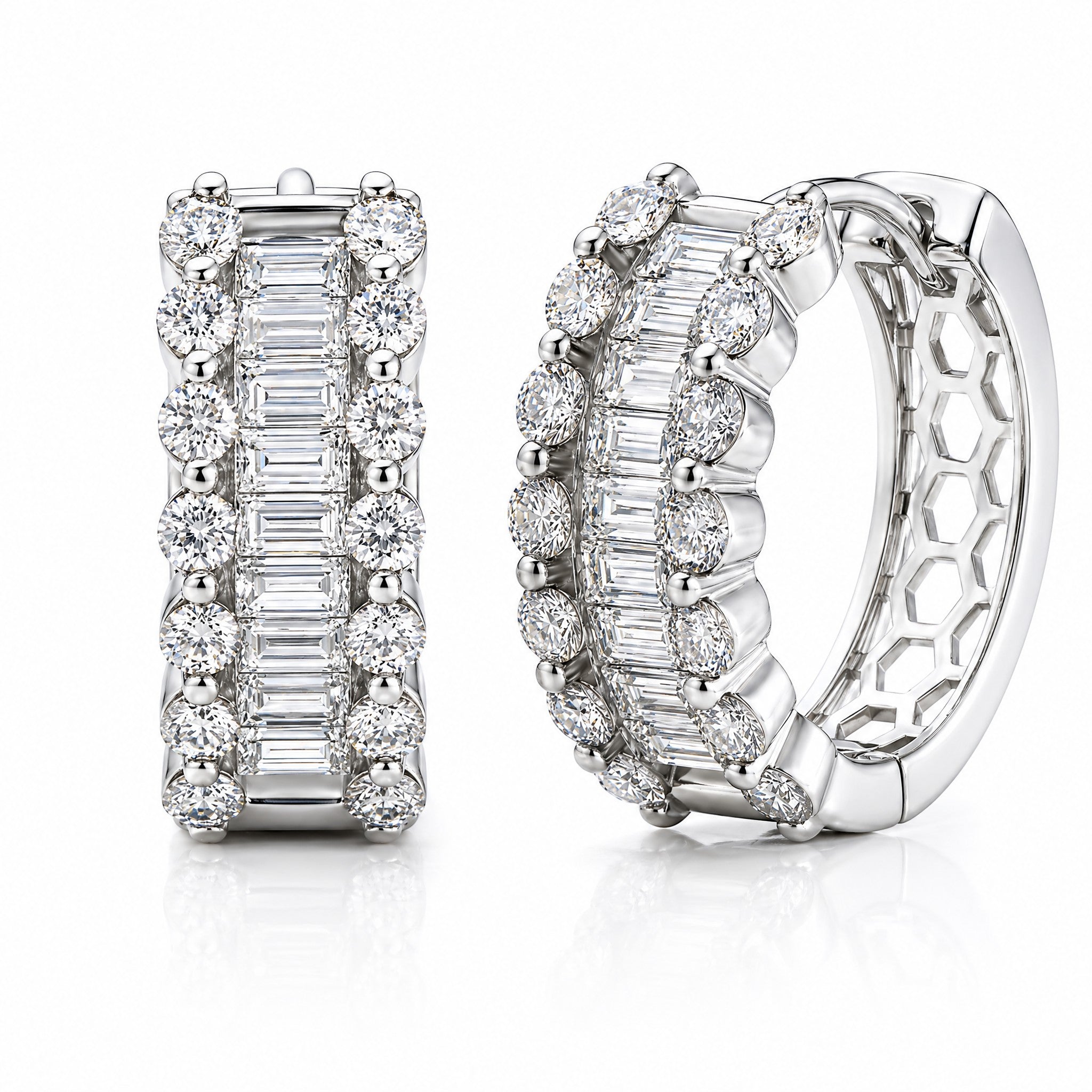 18K White Gold Vermeil