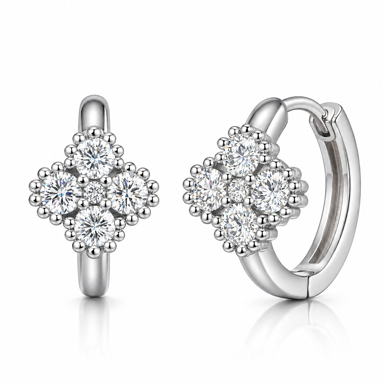 18K White Gold Vermeil
