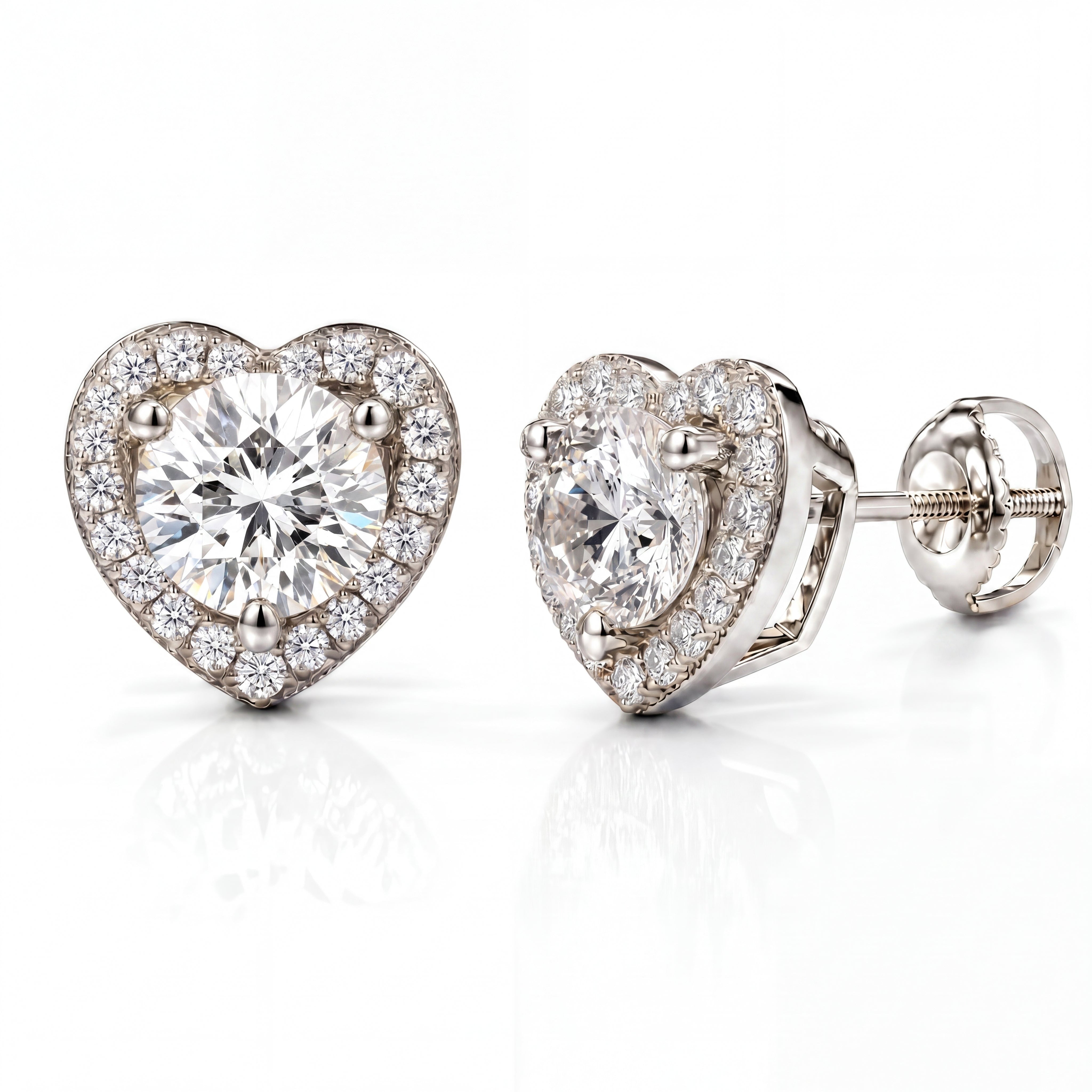 18K White Gold Vermeil