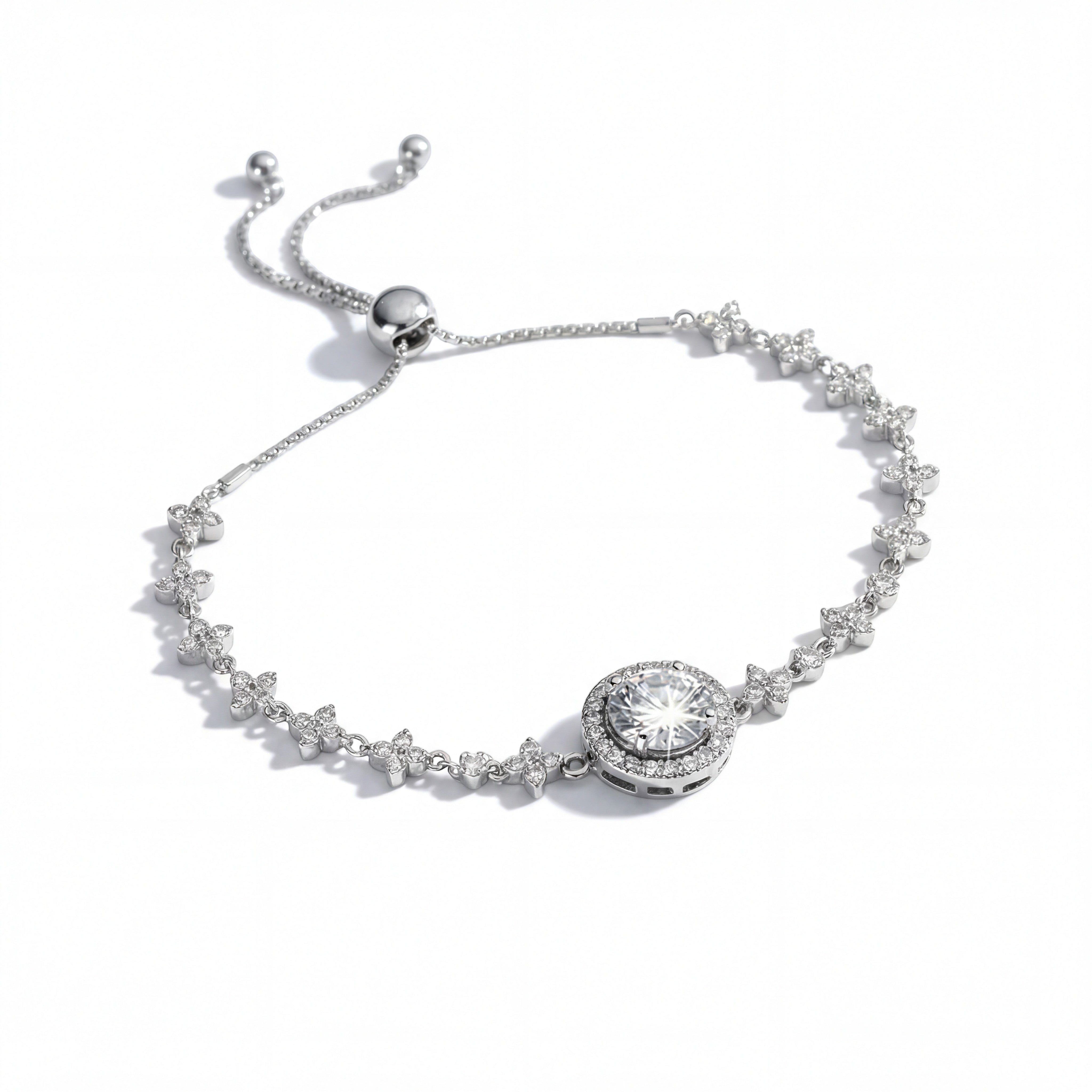 18K White Gold Vermeil