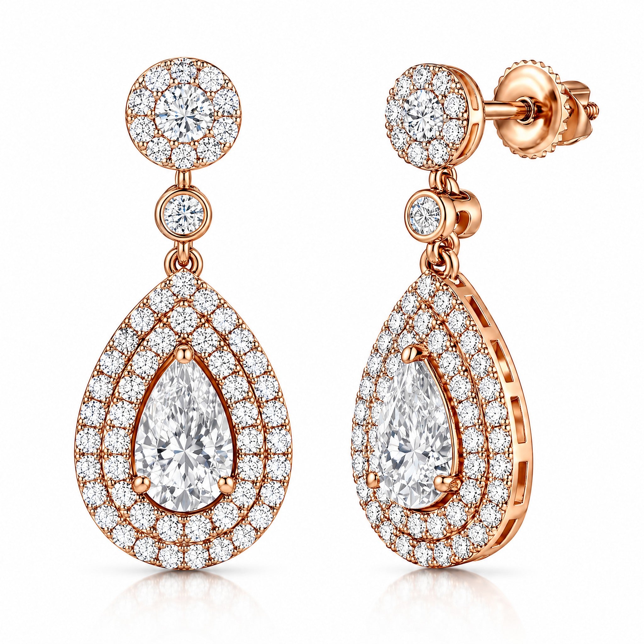 18K Rose Gold Vermeil