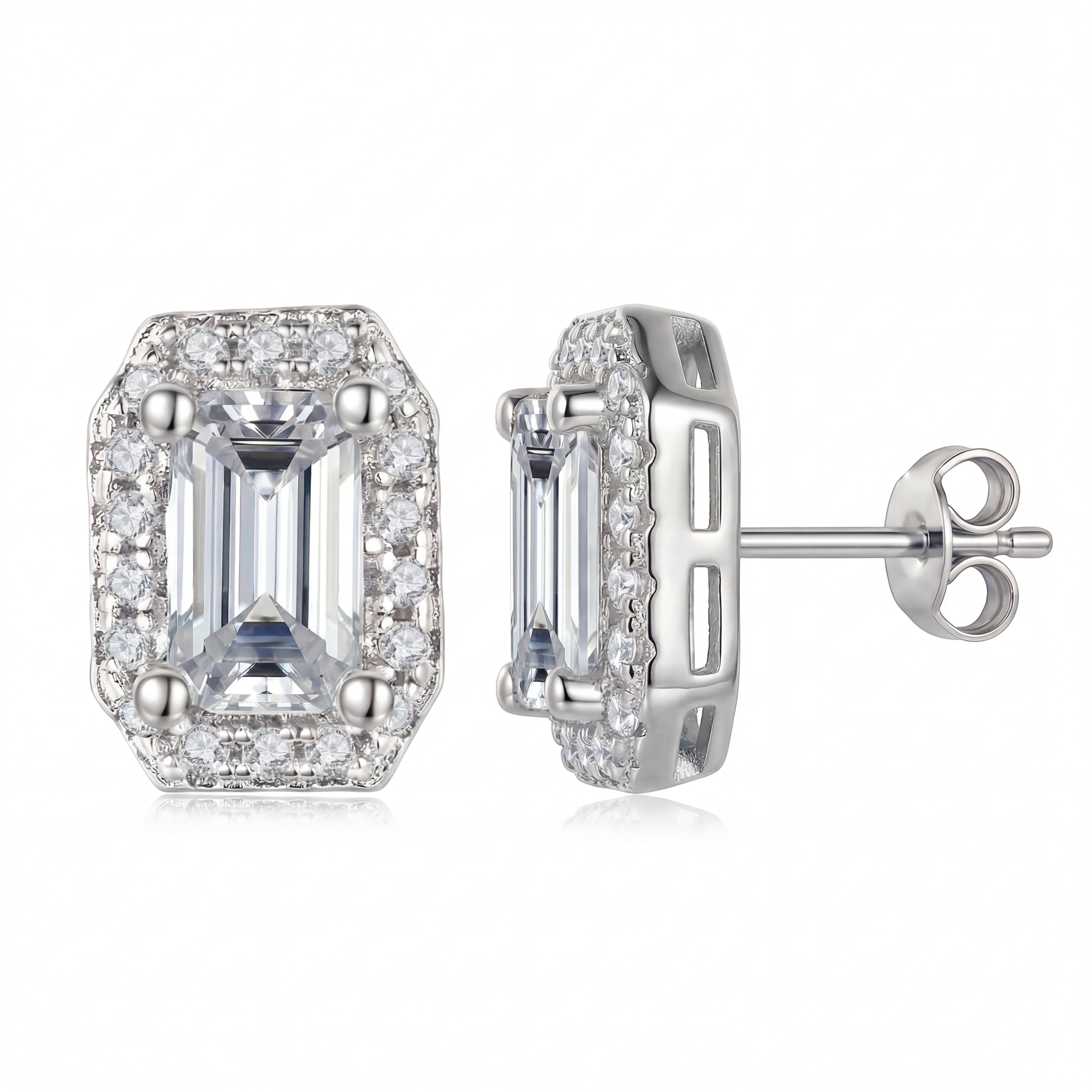 18K White Gold Vermeil