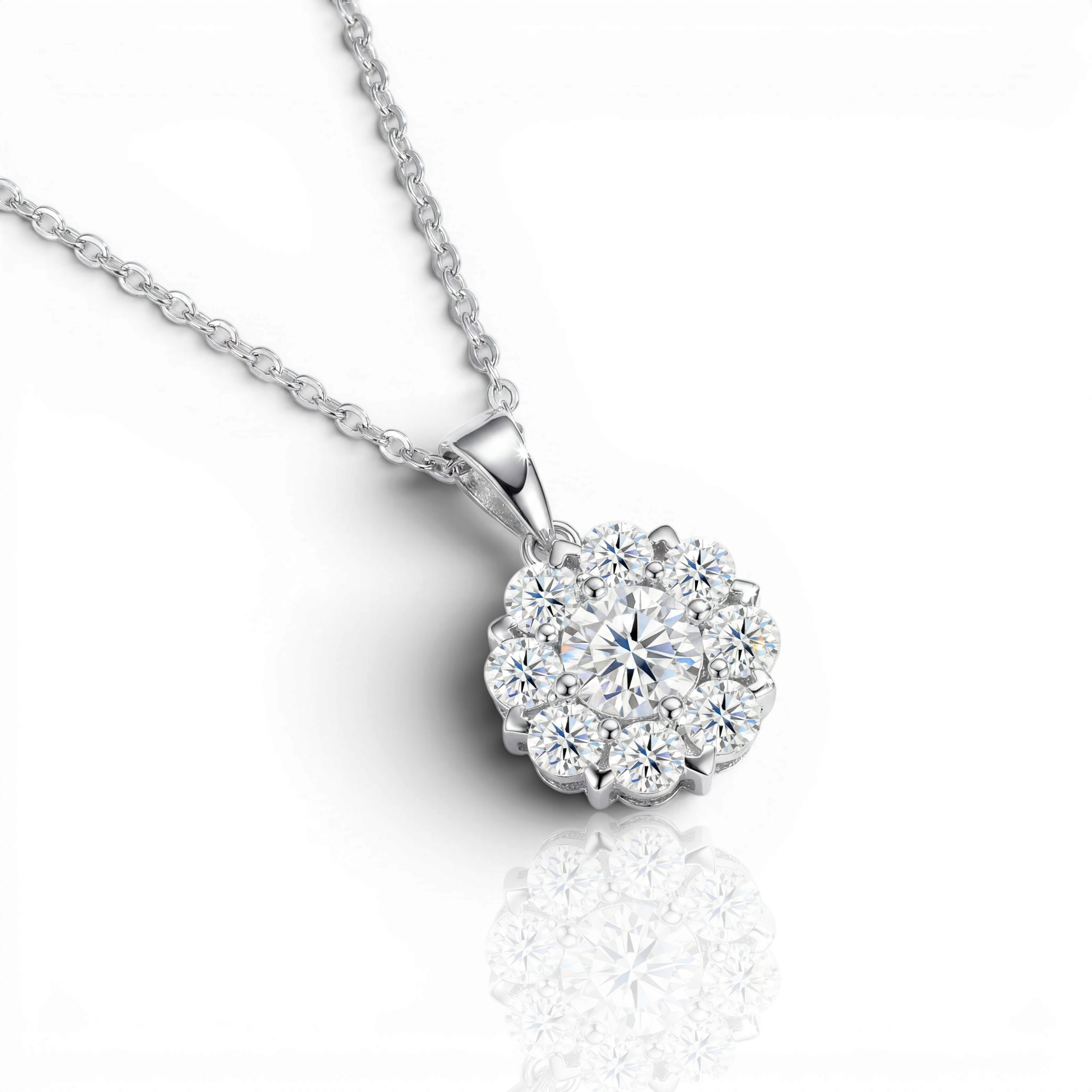 18K White Gold Vermeil