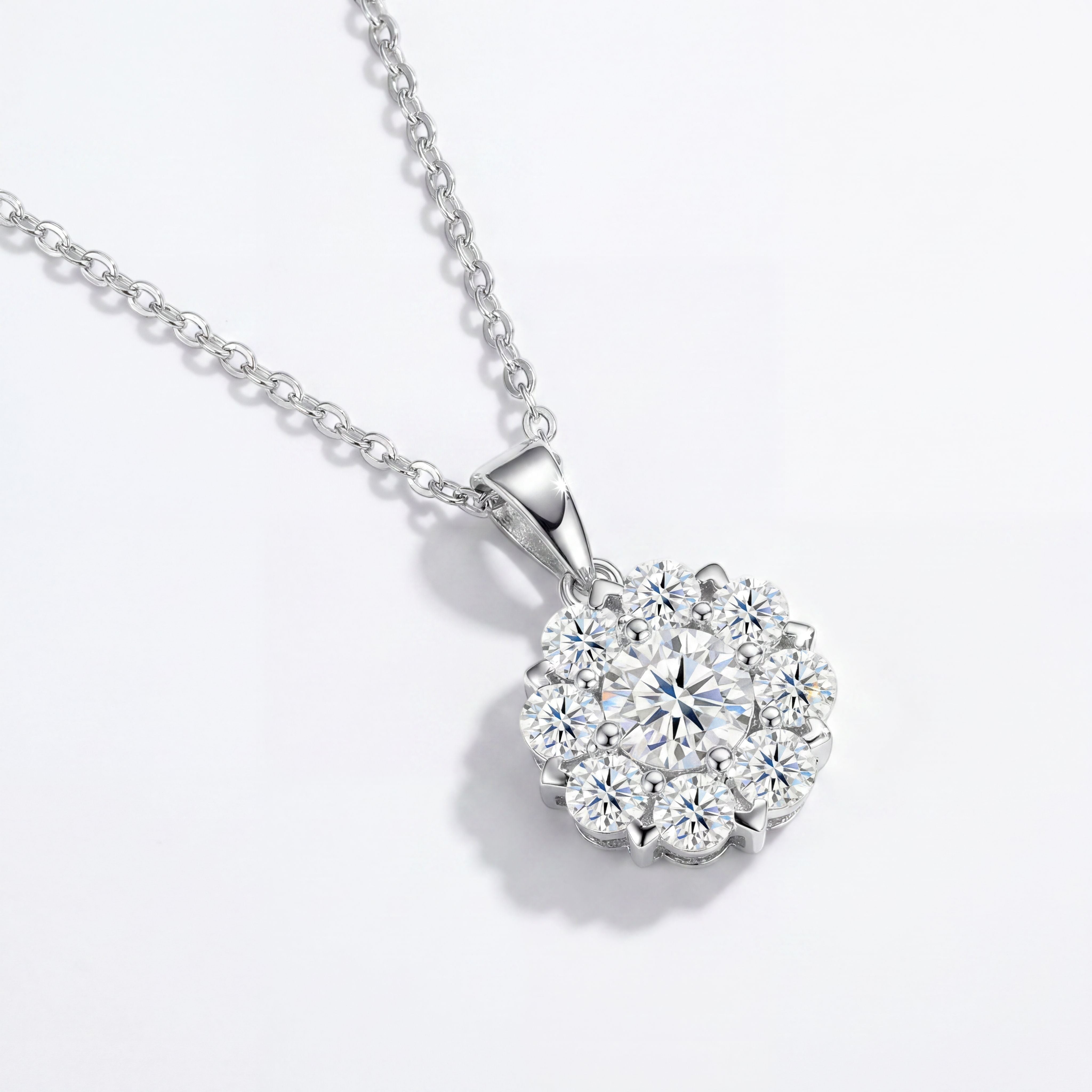 18K White Gold Vermeil