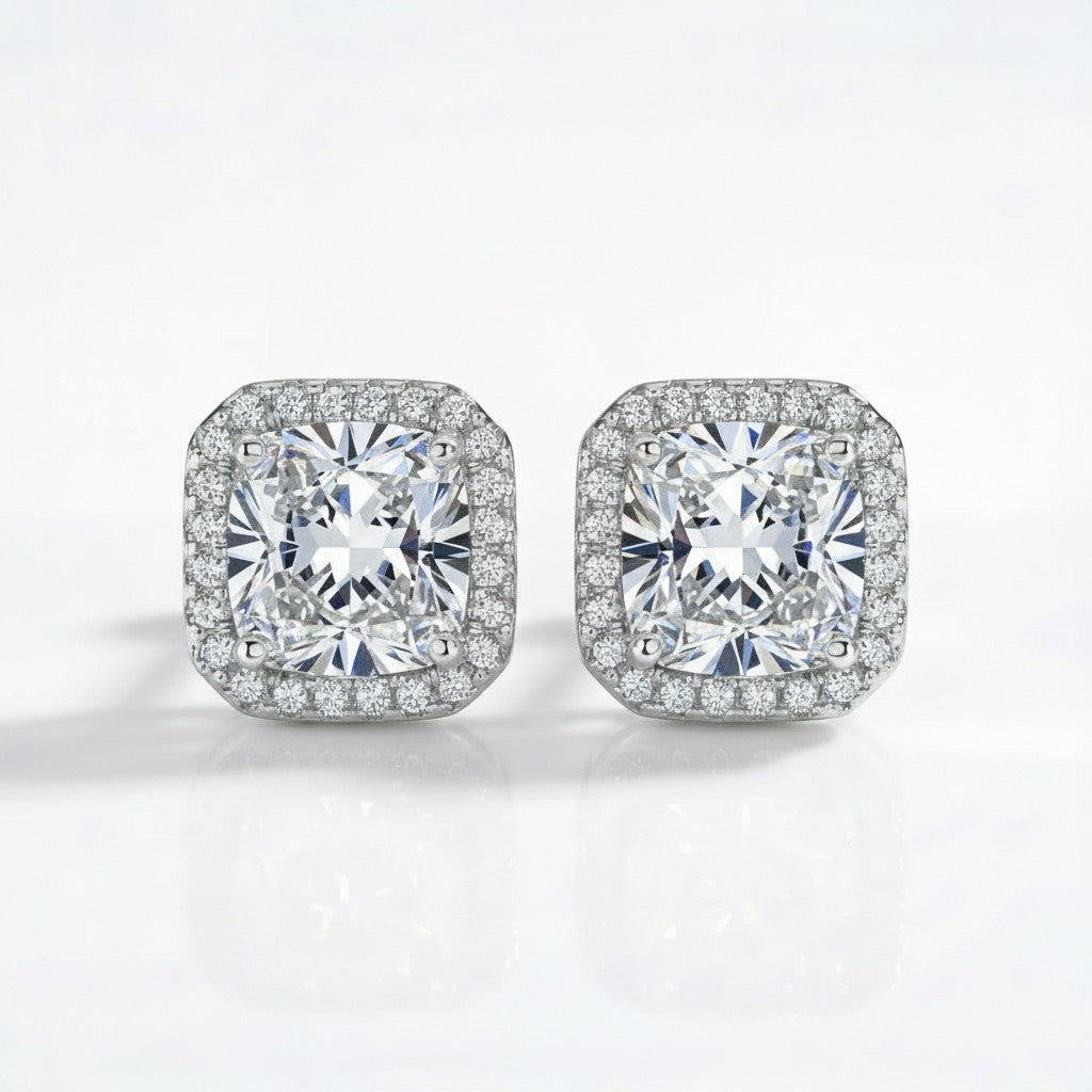 18K White Gold Vermeil