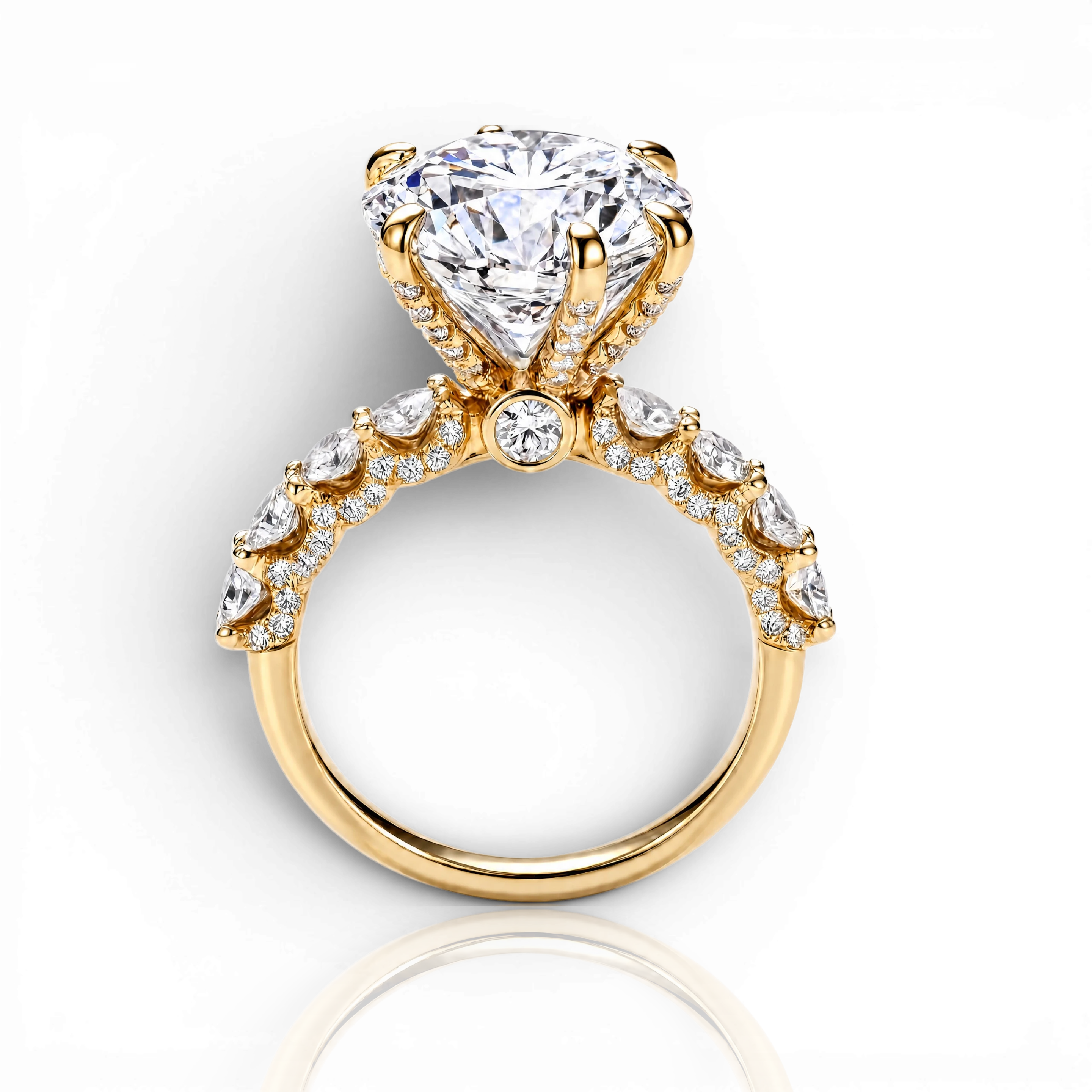 18K Yellow Gold Vermeil / 5.00 CARAT