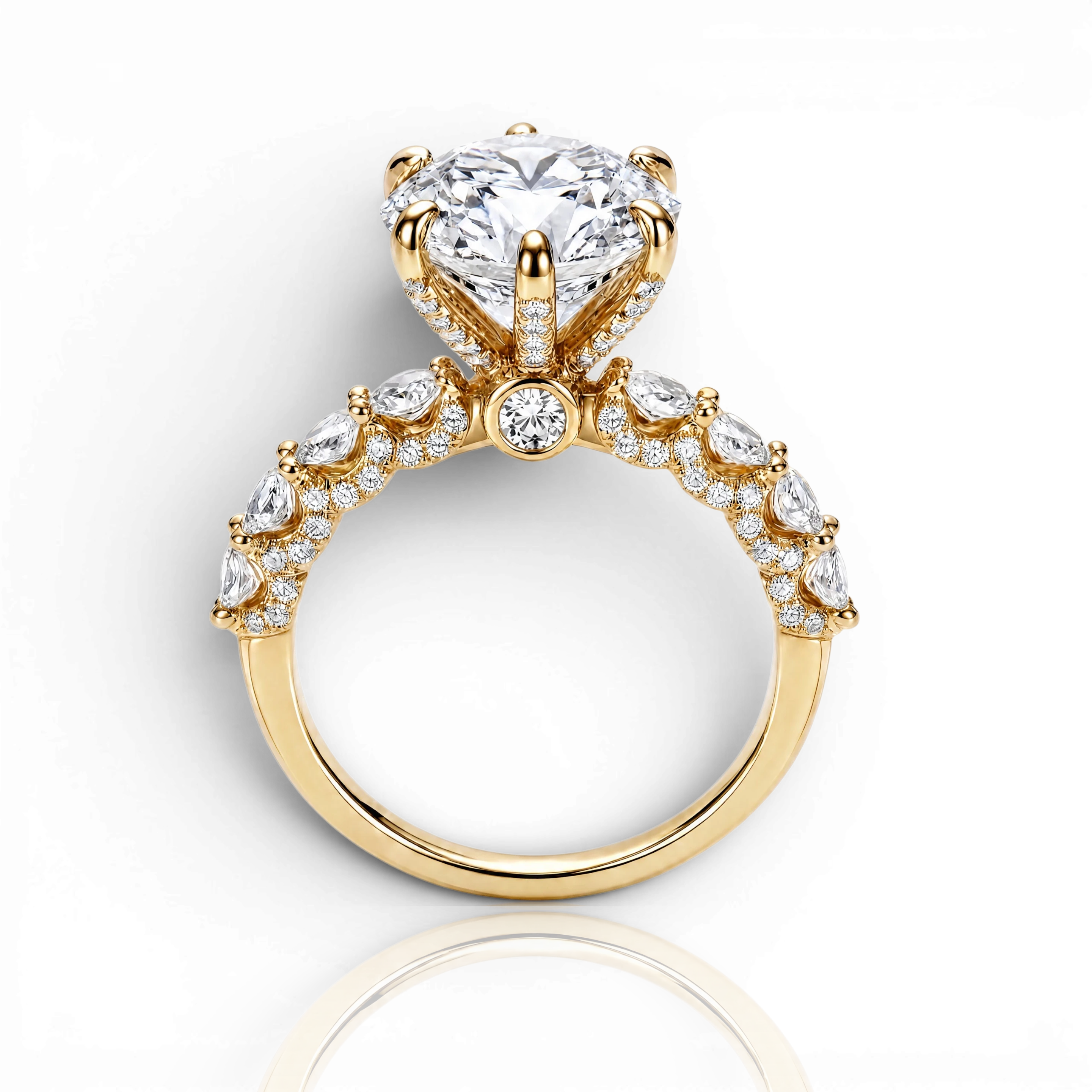 18K Yellow Gold Vermeil / 3.00 CARAT