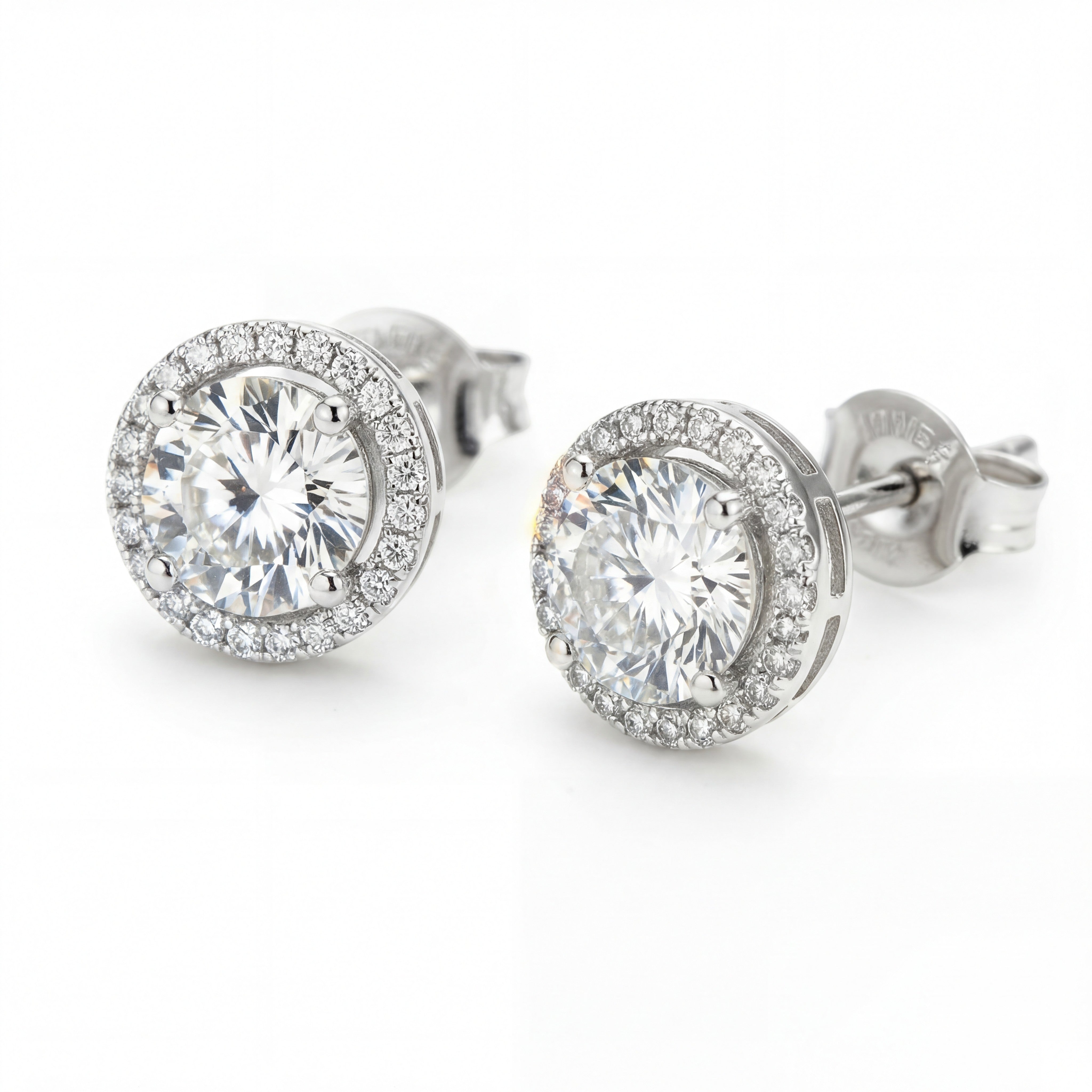 18K White Gold Vermeil
