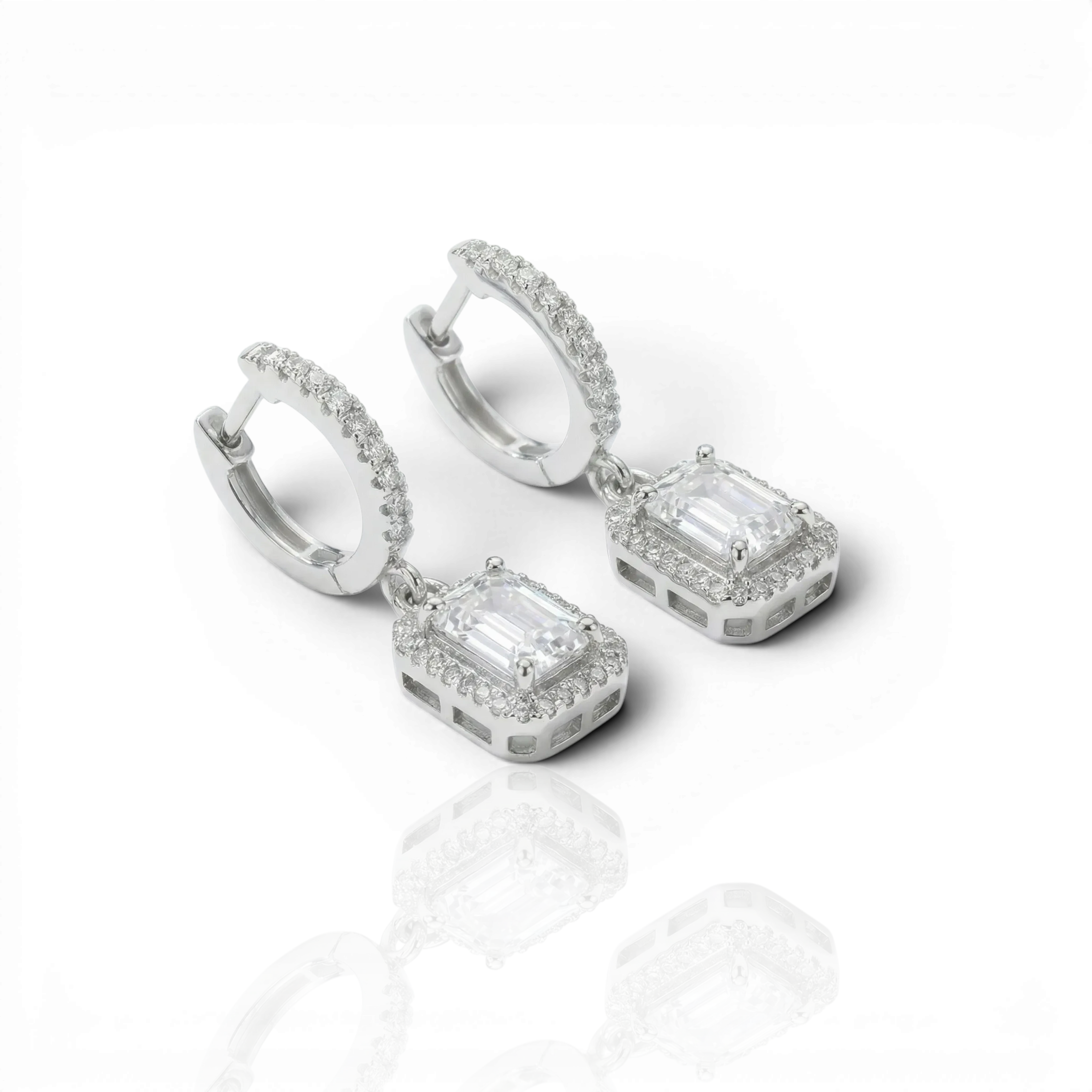 18K White Gold Vermeil / 1.00 CARAT