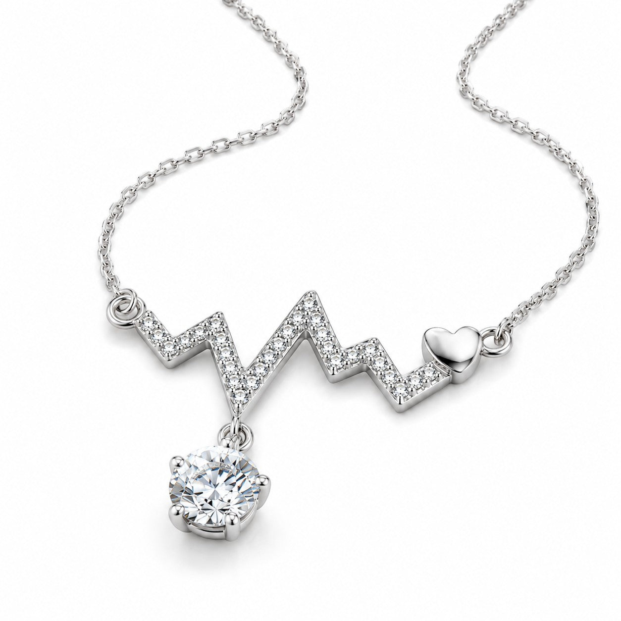 18K White Gold Vermeil