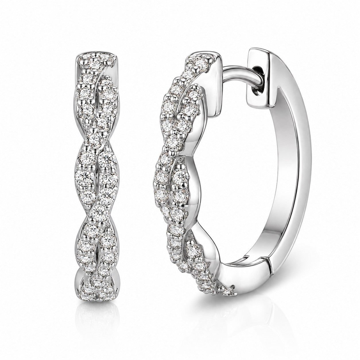 18K White Gold Vermeil