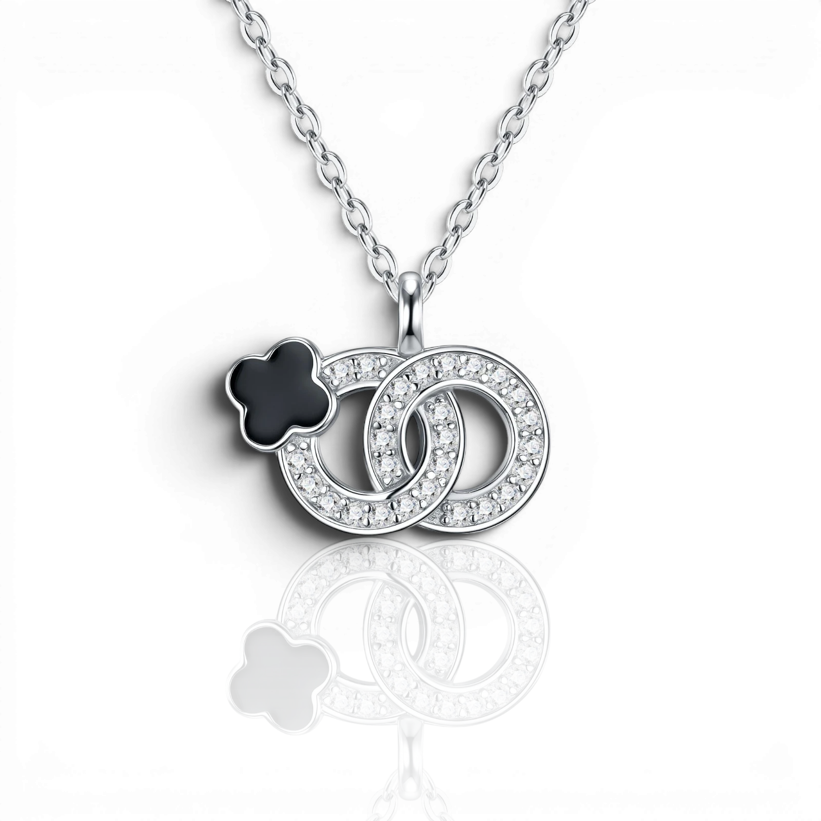 18K White Gold Vermeil