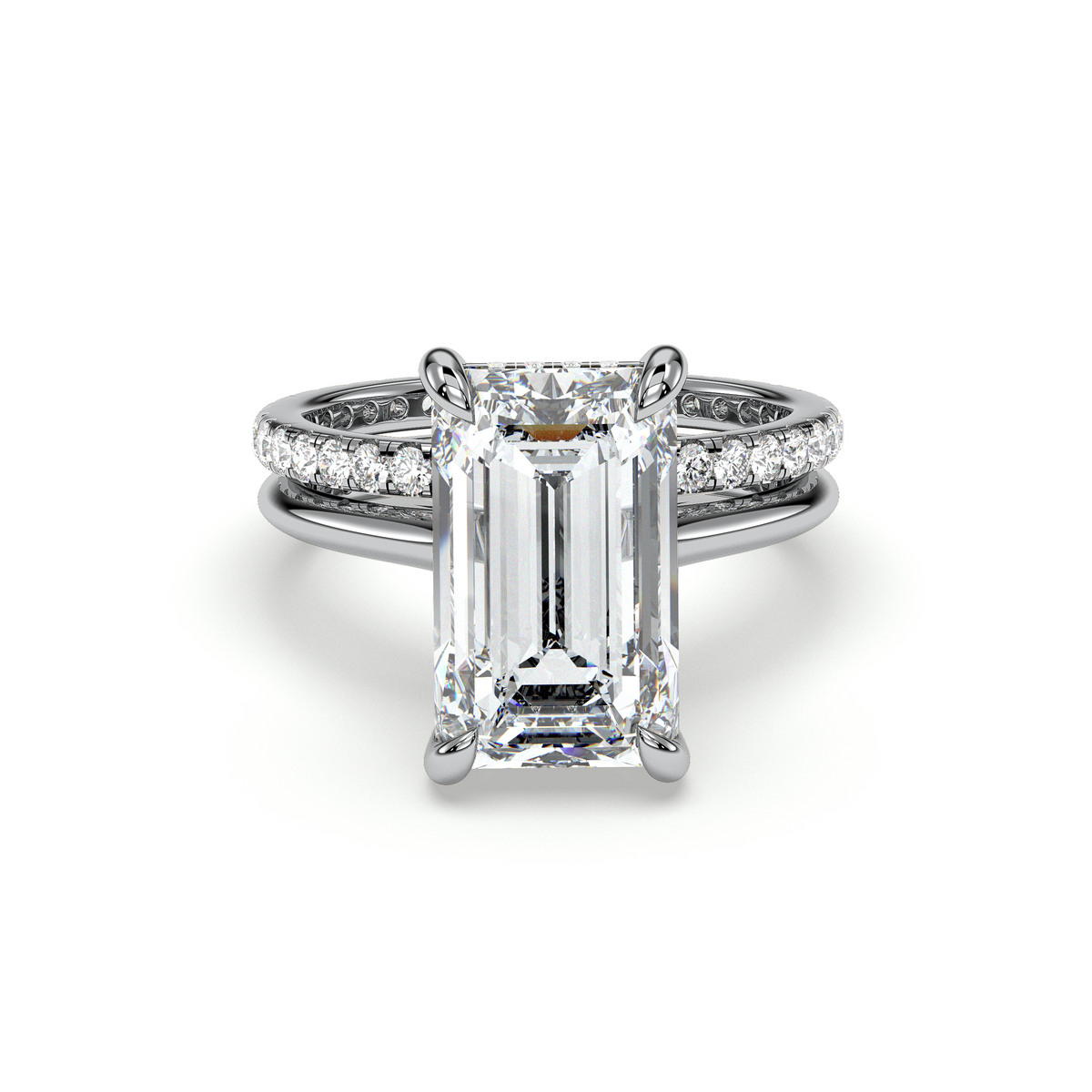 18K White Gold Vermeil