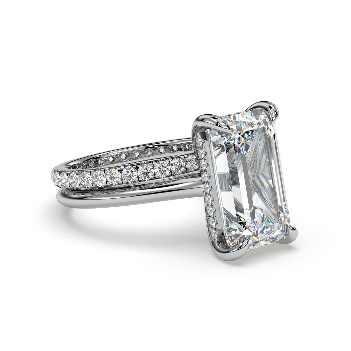 18K White Gold Vermeil