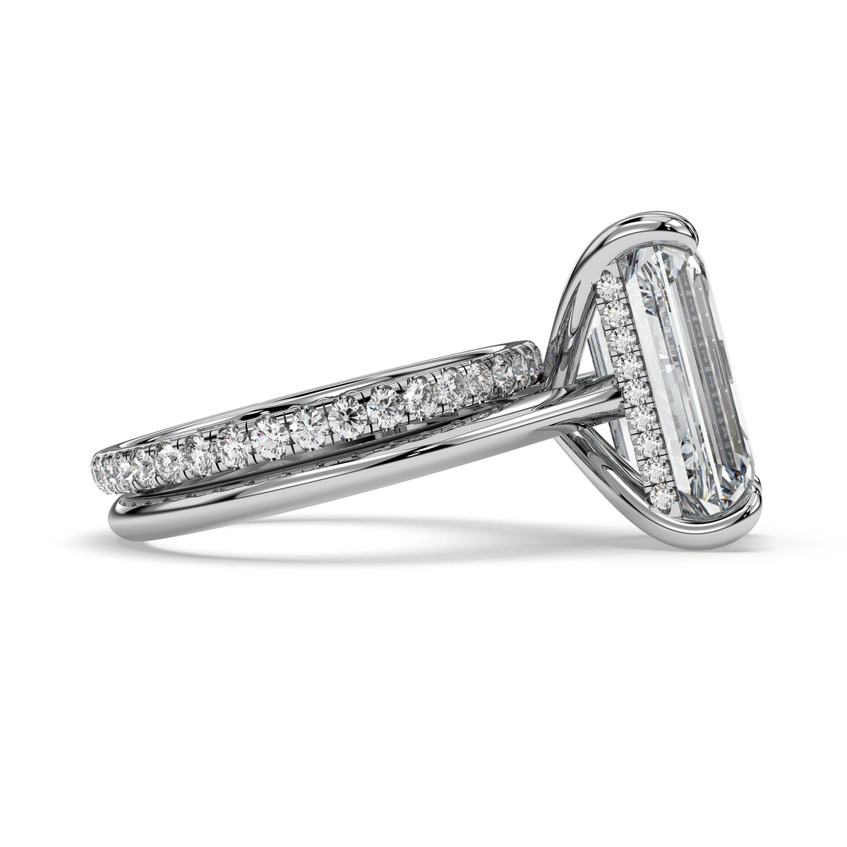 18K White Gold Vermeil