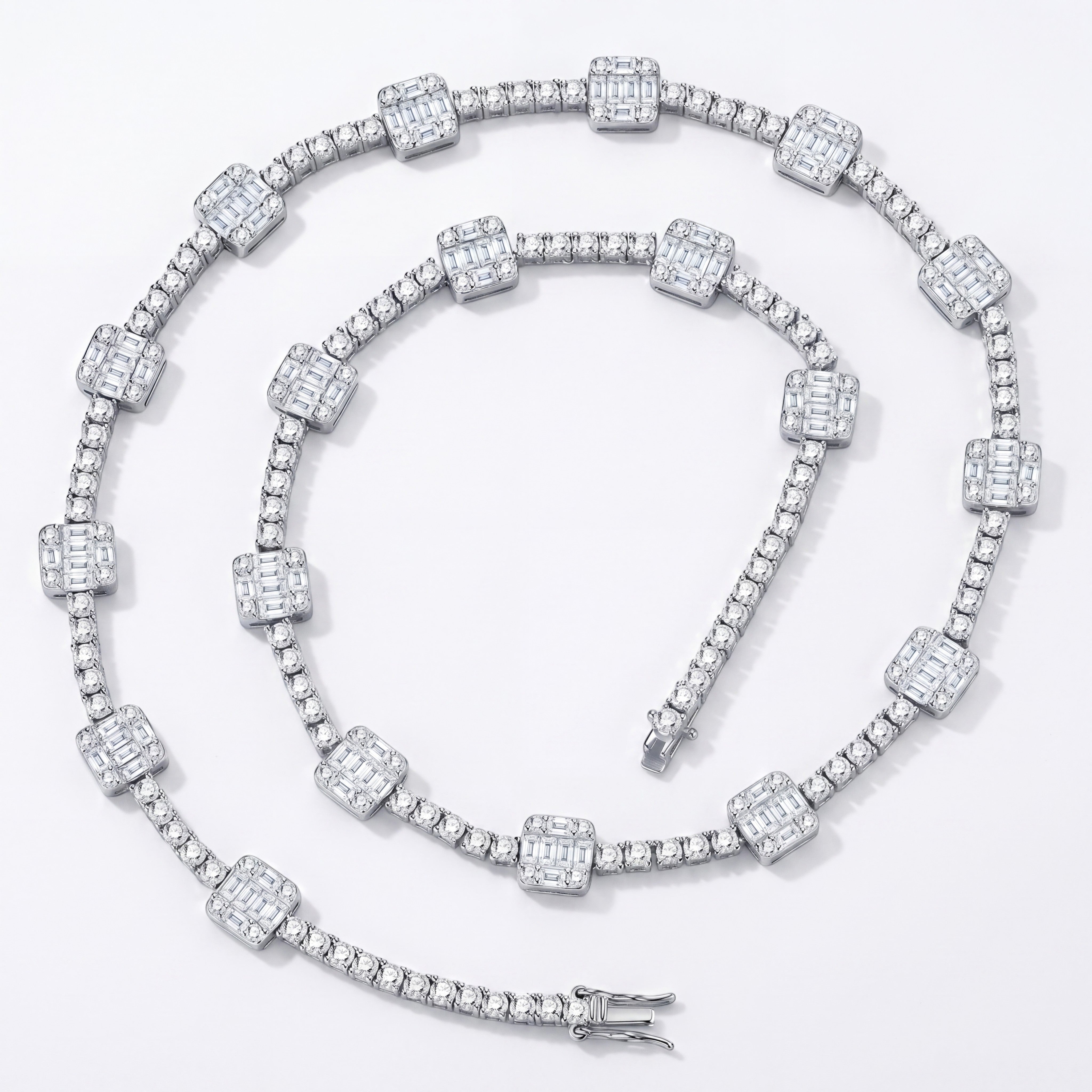 18K White Gold Vermeil