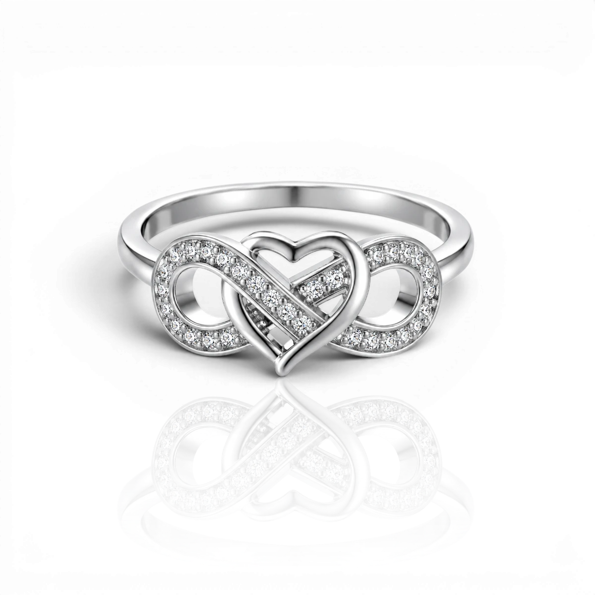18K White Gold Vermeil