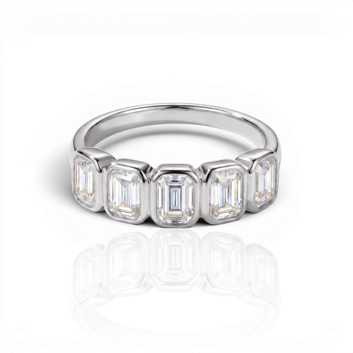 18K White Gold Vermeil