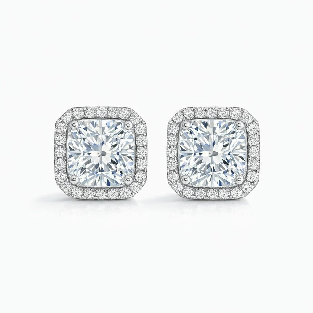 18K White Gold Vermeil