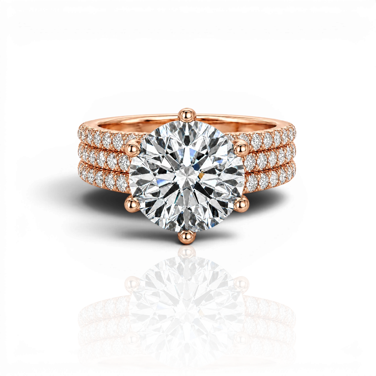 18K Rose Gold Vermeil