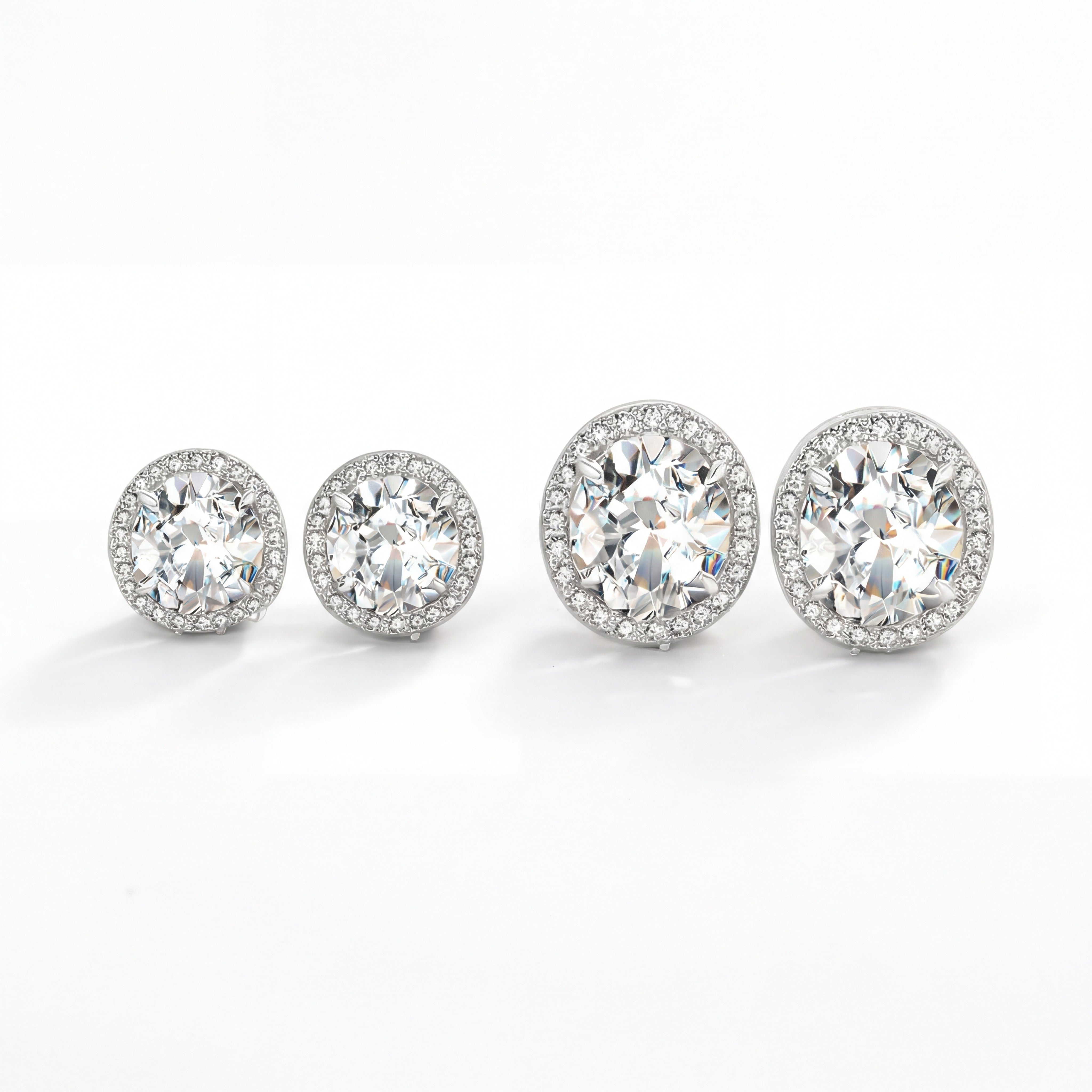 18K White Gold Vermeil