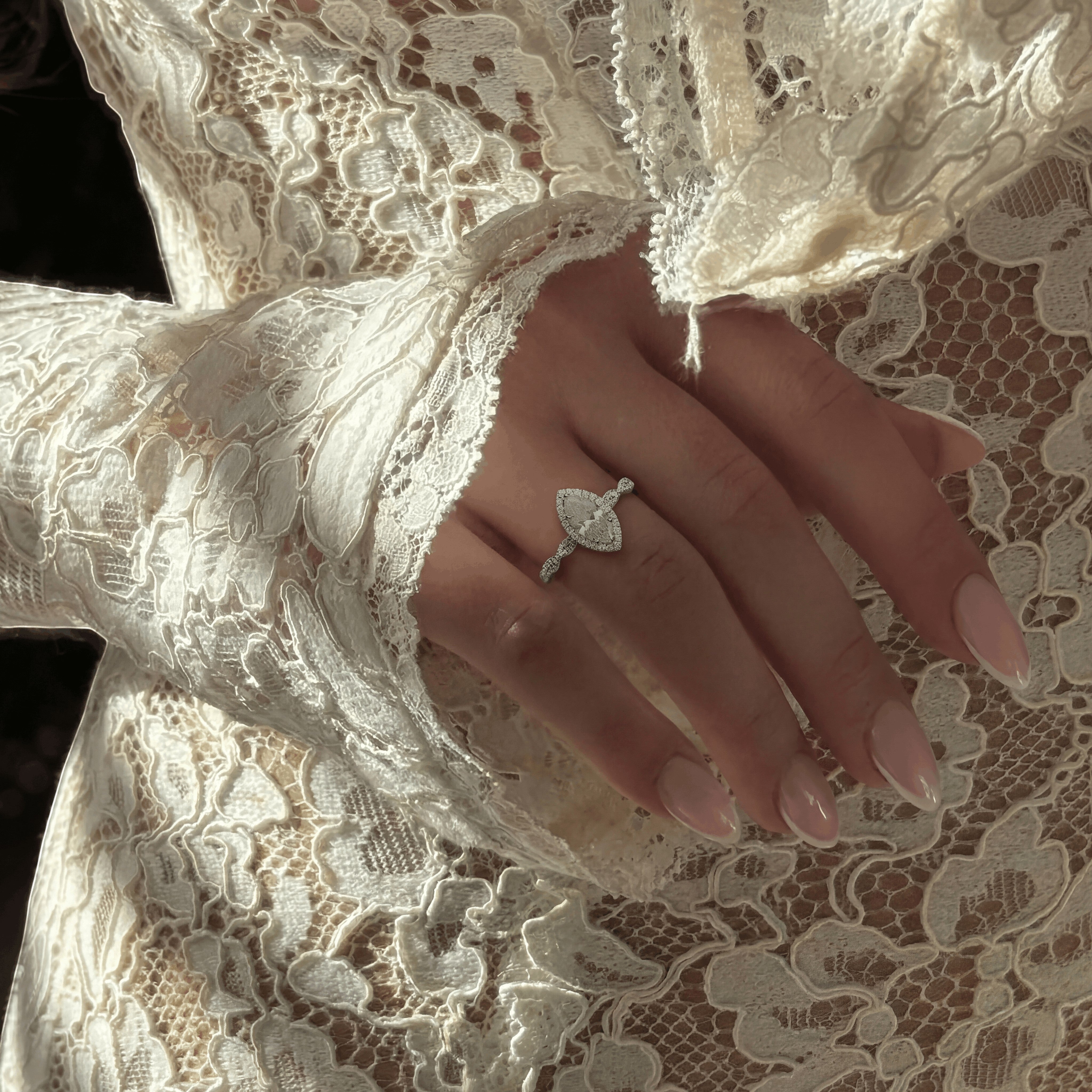18K White Gold Vermeil, 18K White Gold Vermeil / Lifestyle
