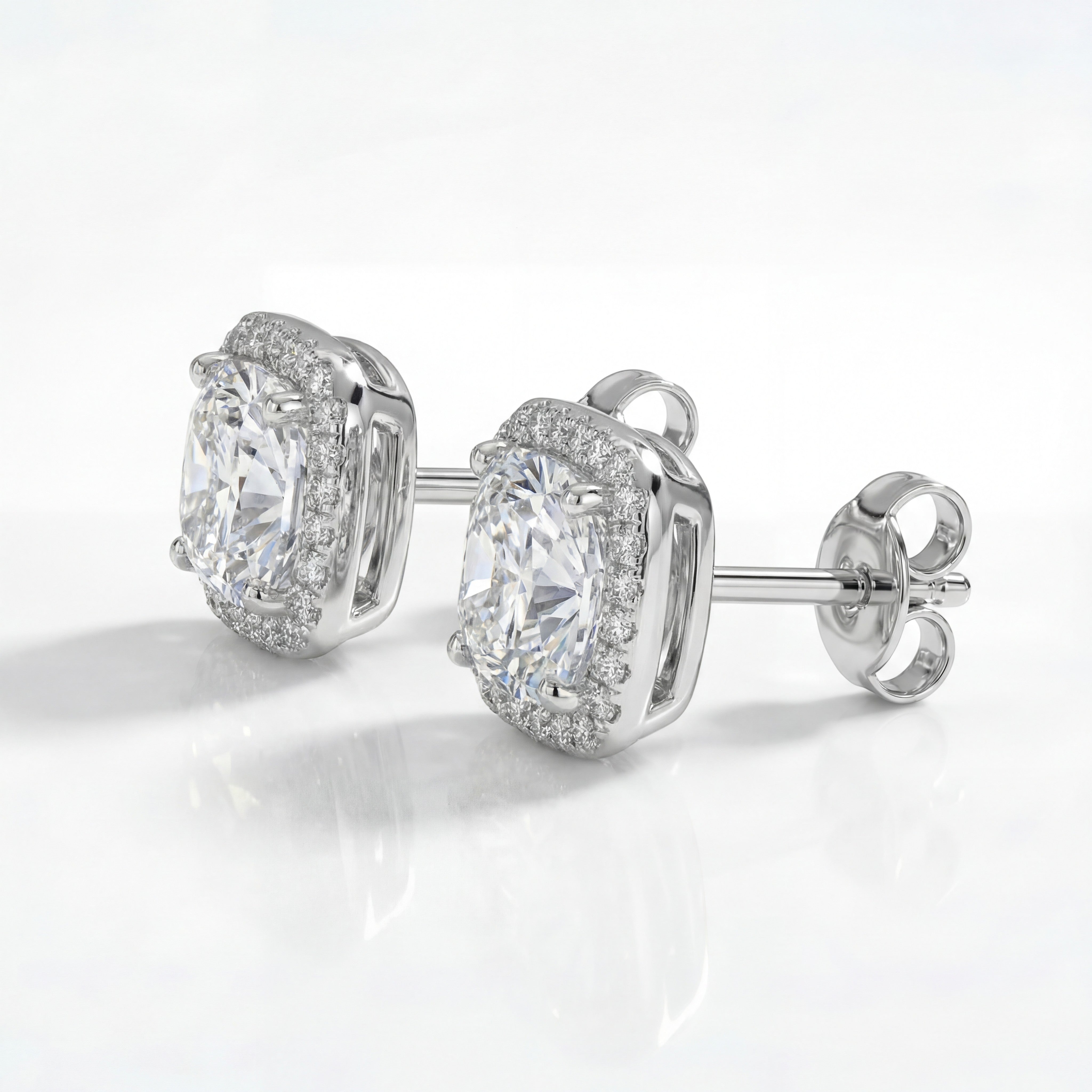 18K White Gold Vermeil
