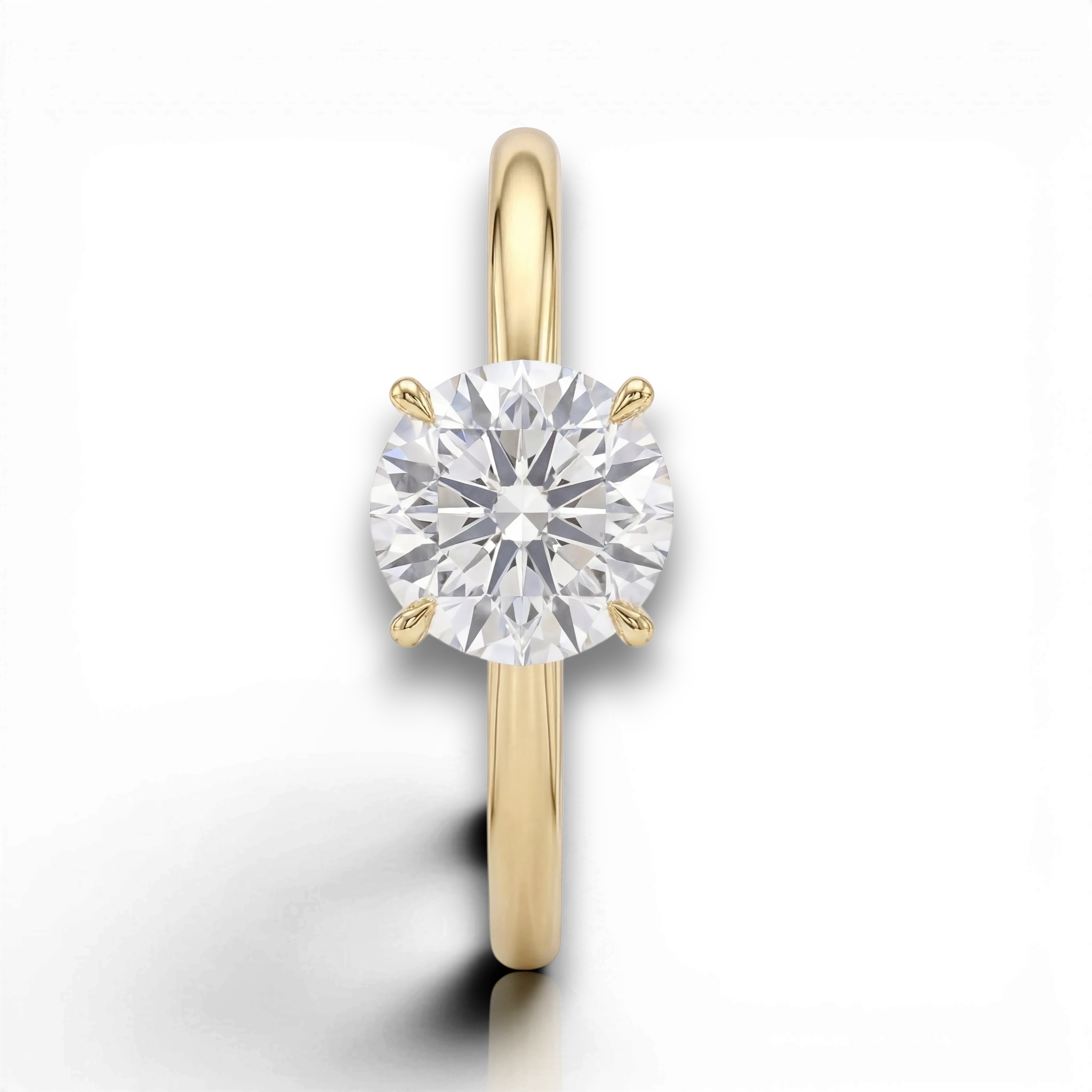 18K Yellow Gold Vermeil / 2.00 CARAT