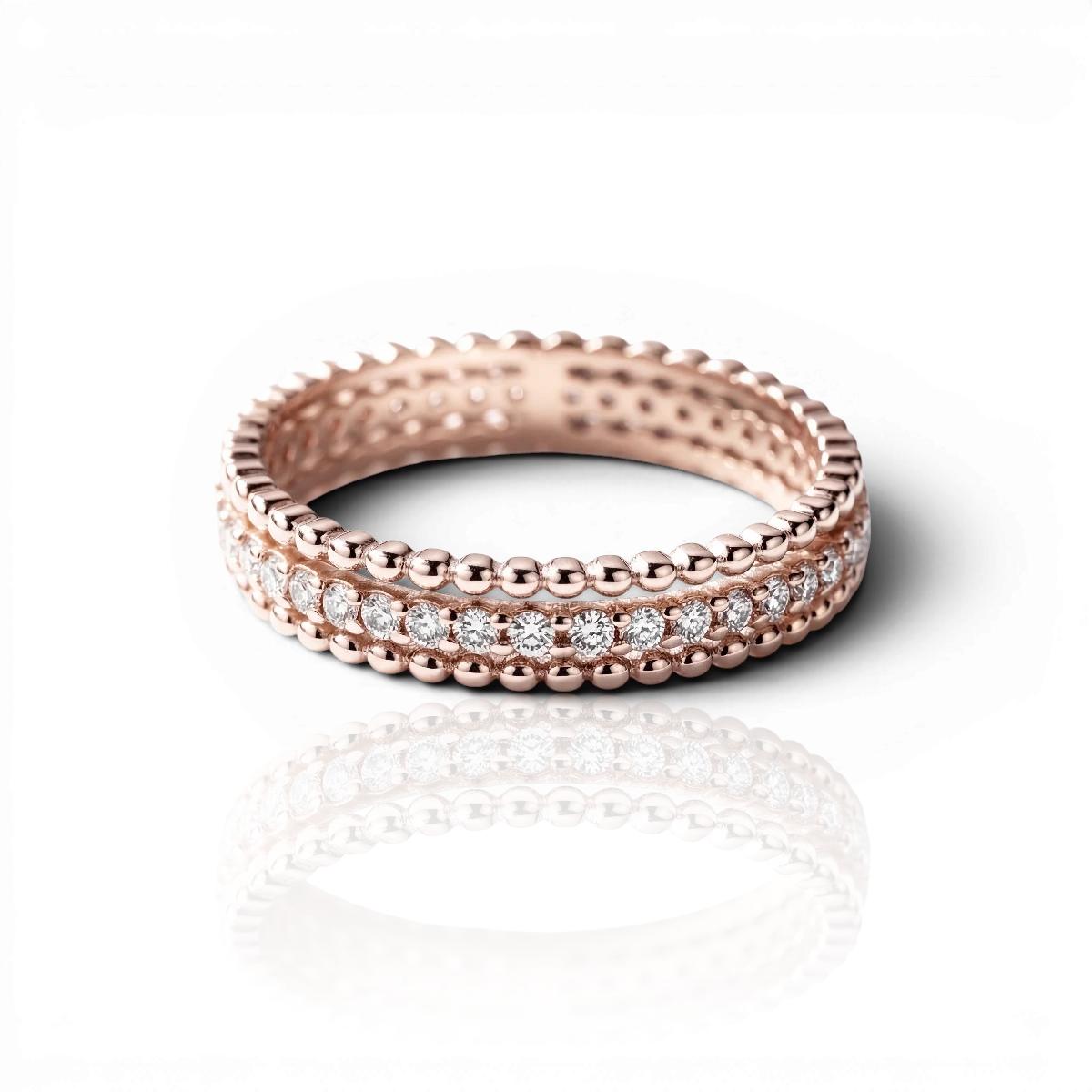 18K Rose Gold Vermeil