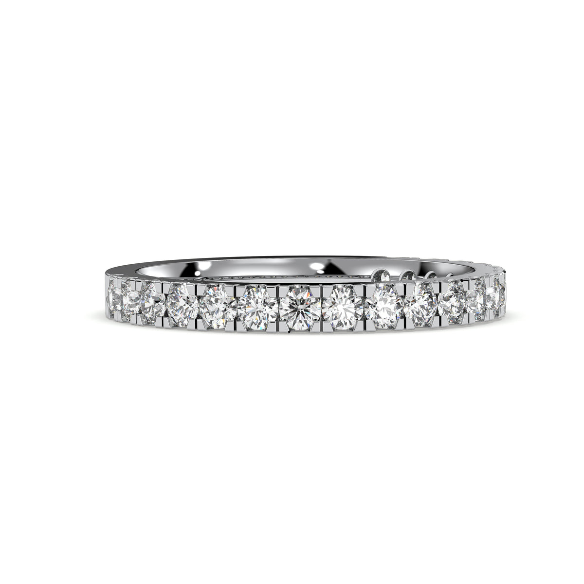 18K White Gold Vermeil