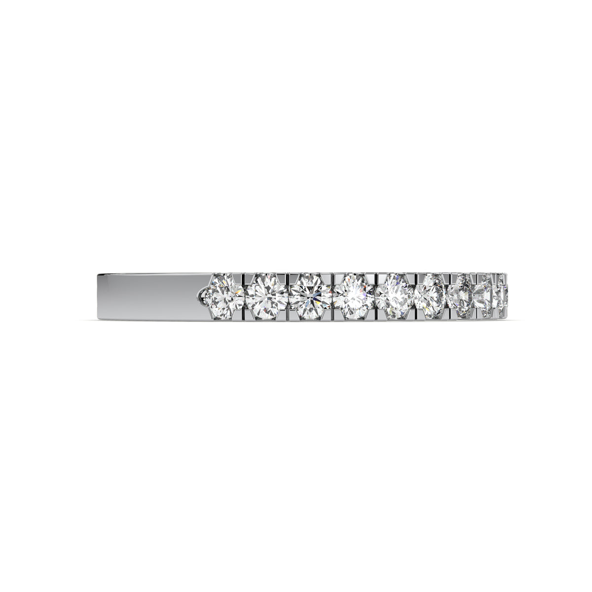 18K White Gold Vermeil