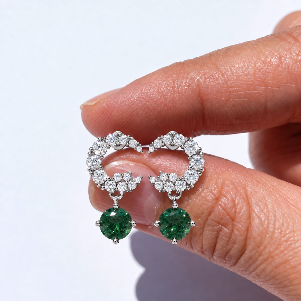 18K White Gold Vermeil / 1.00 CARAT
