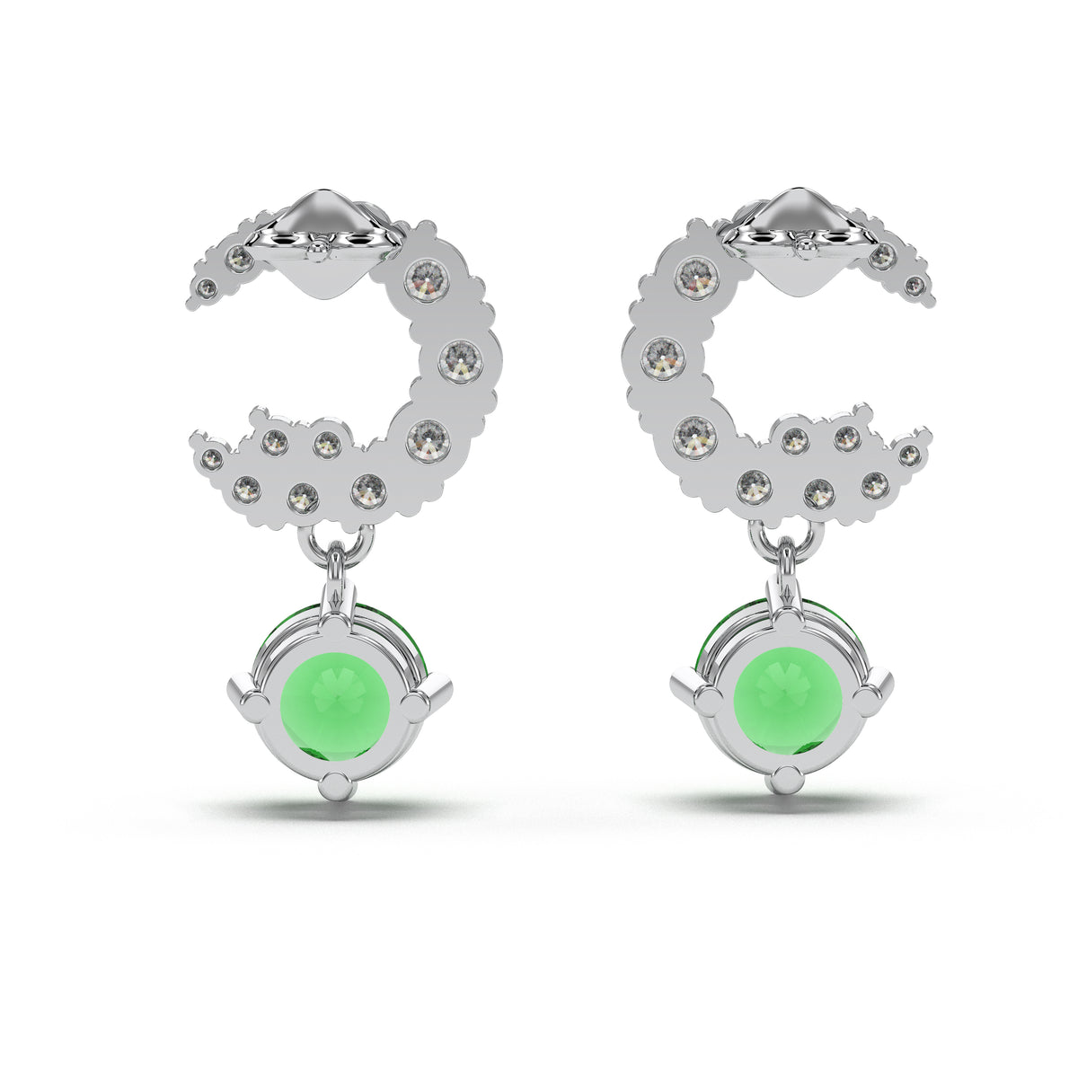 18K White Gold Vermeil / 1.00 CARAT