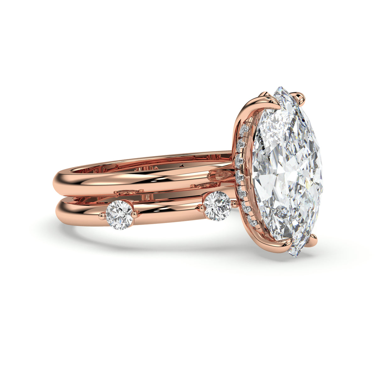 18K Rose Gold Vermeil