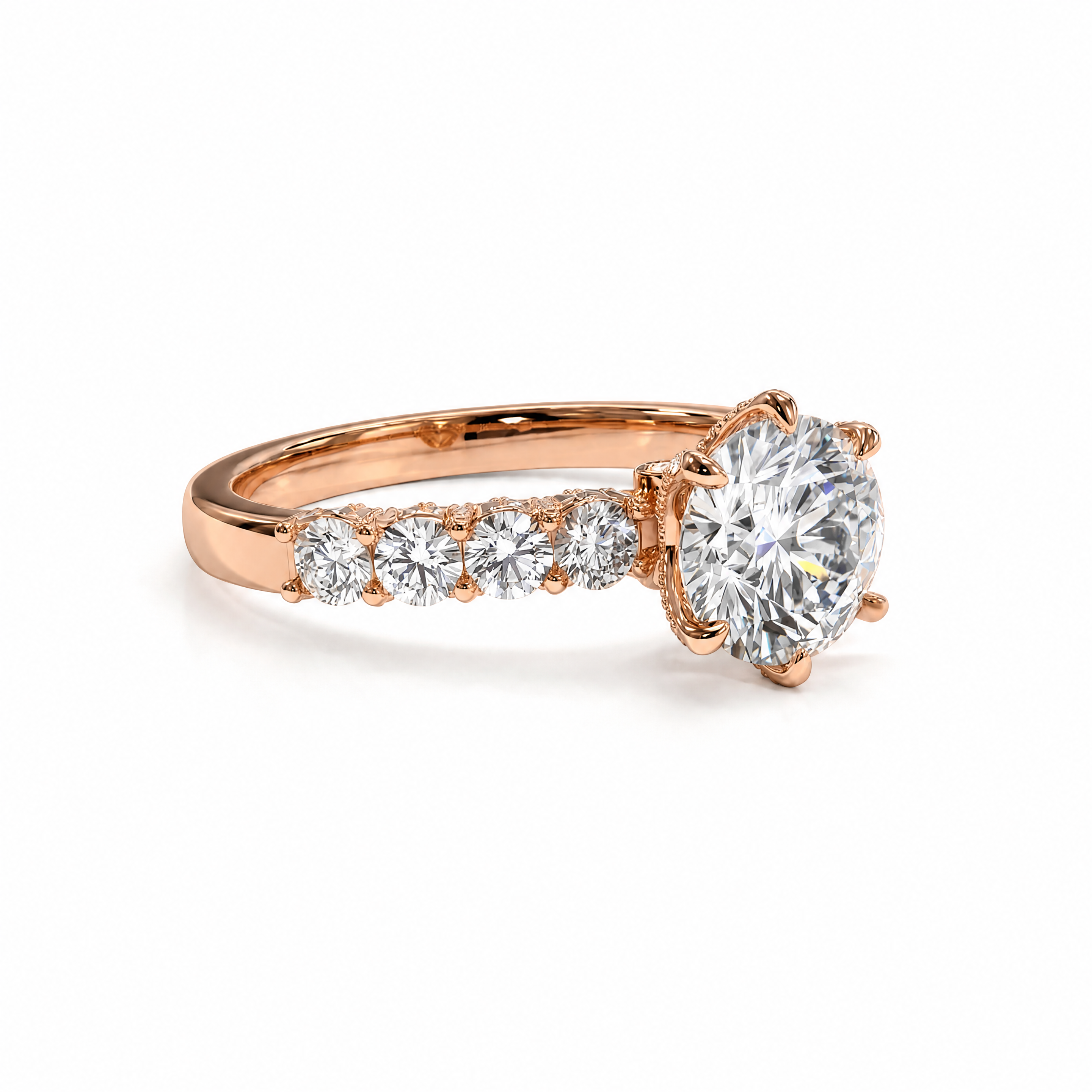 18K Rose Gold Vermeil / 3.00 CARAT