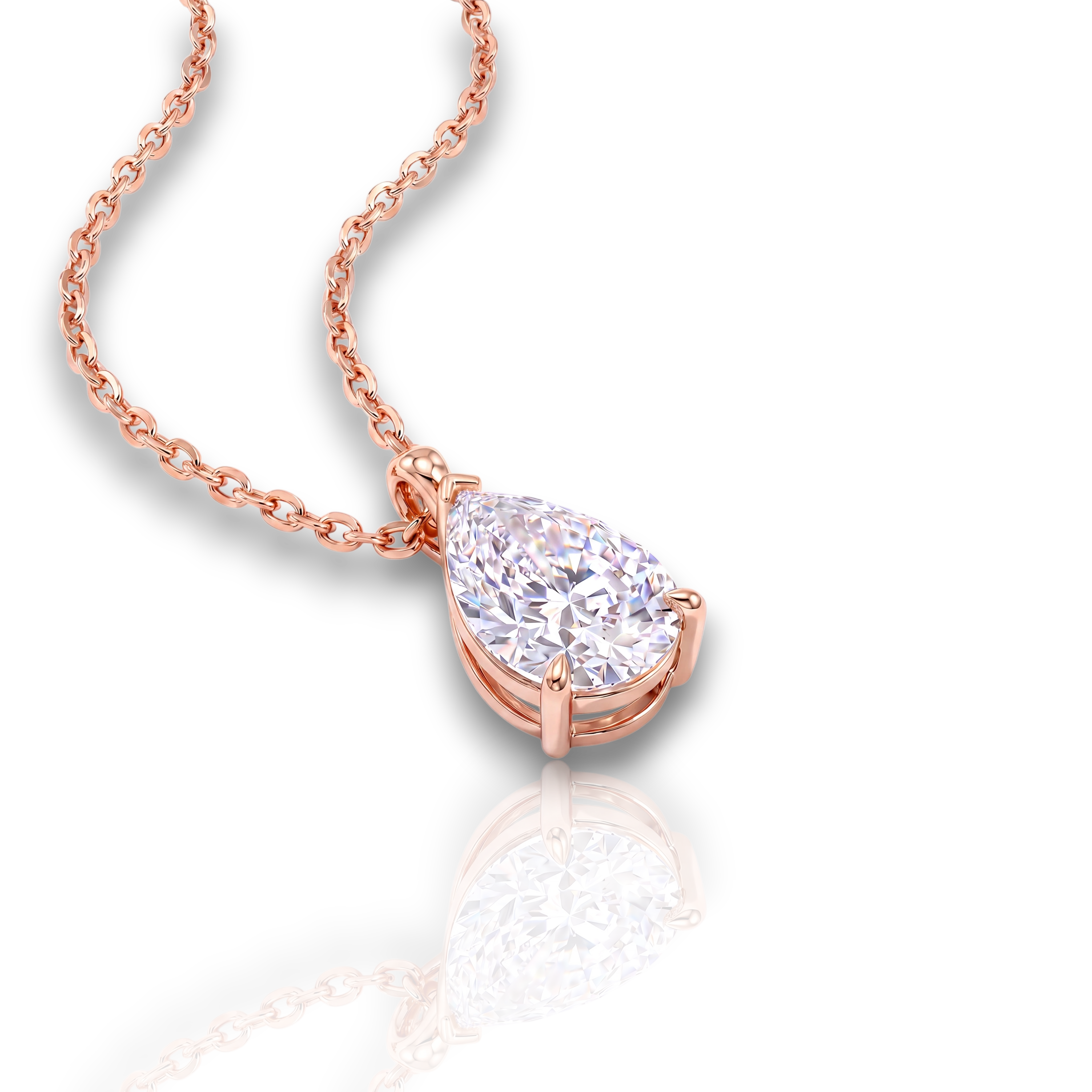 18K Rose Gold Vermeil / 1.50 CARAT