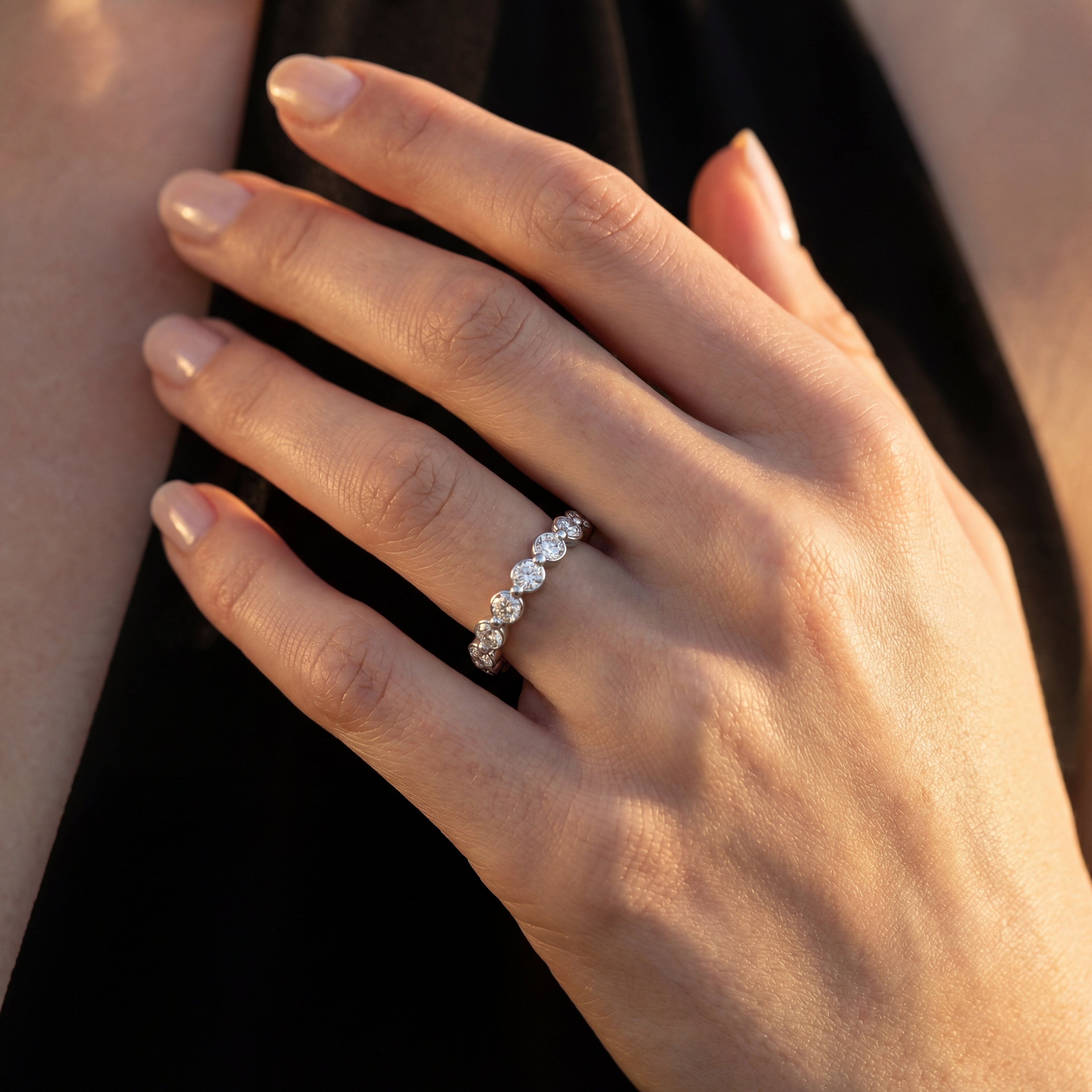 18K White Gold Vermeil, 18K White Gold Vermeil Lifestyle
