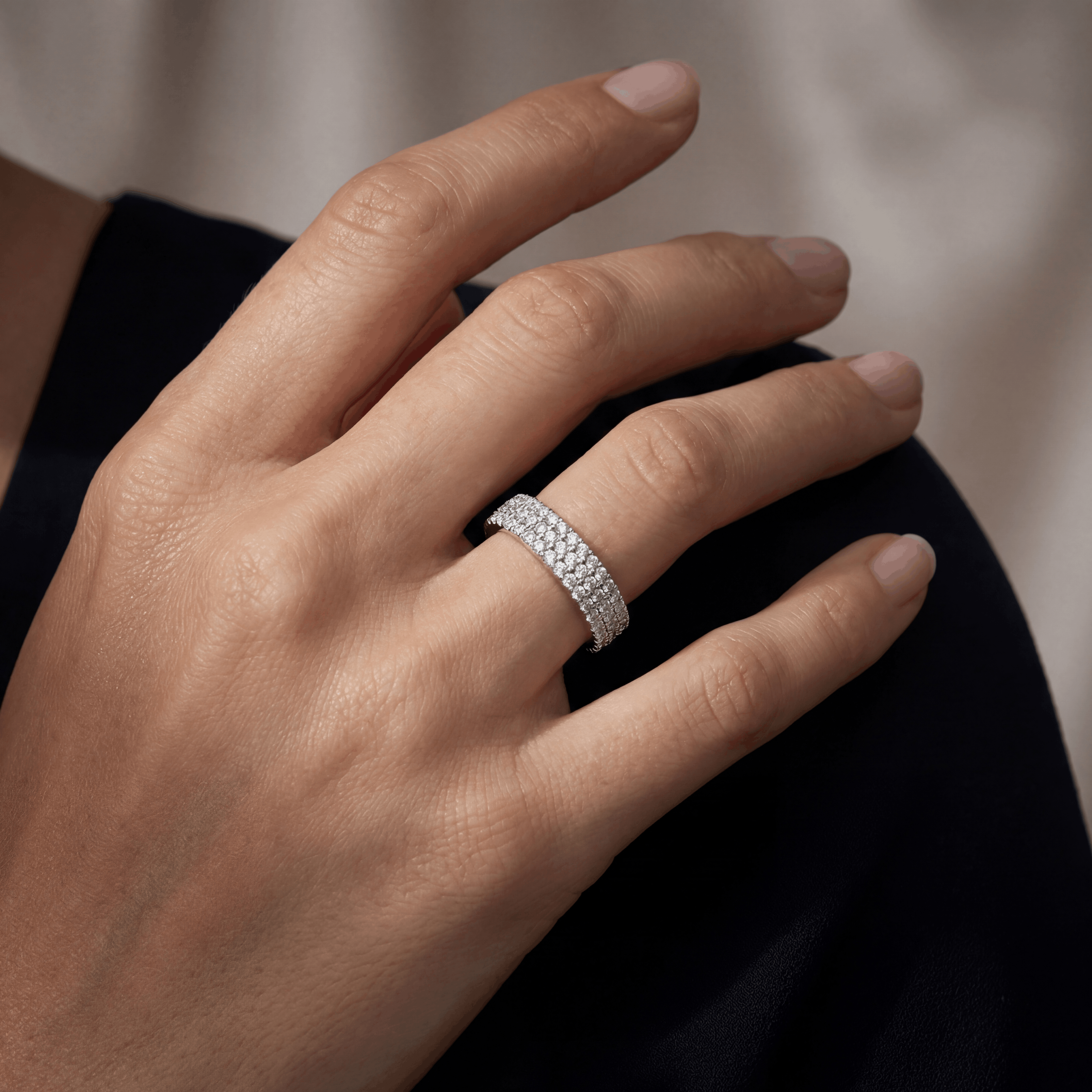 18K White Gold Vermeil, 18K White Gold Vermeil Lifestyle