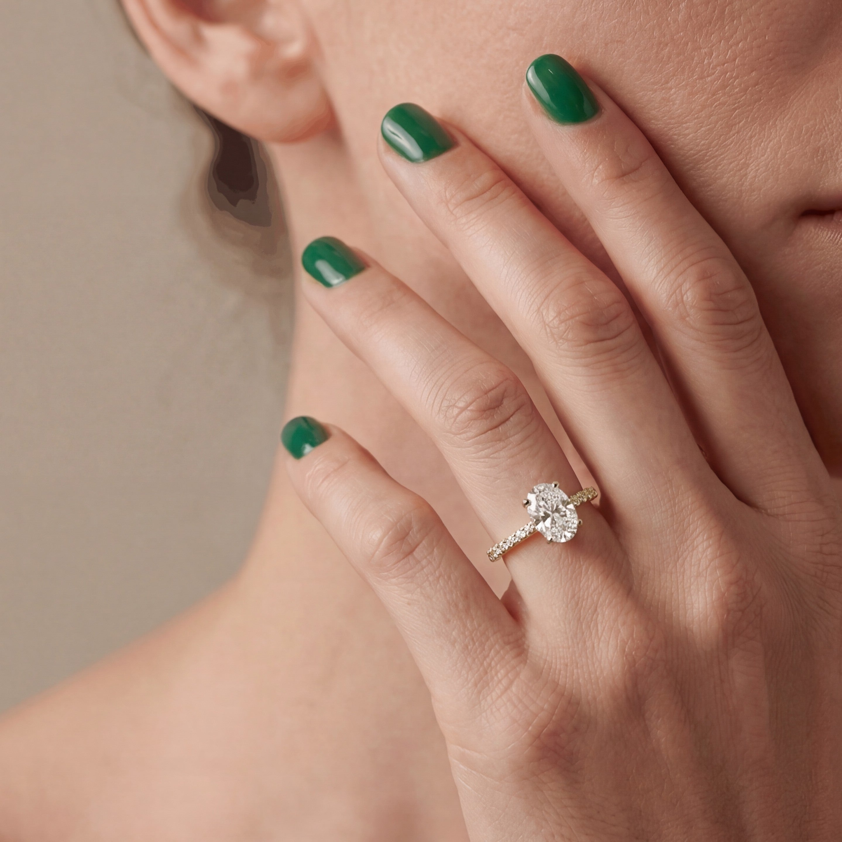 Ovale Discrète Ring