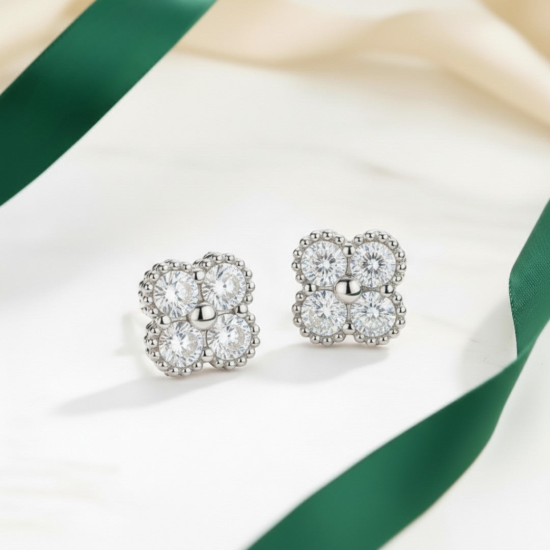 18K White Gold Vermeil