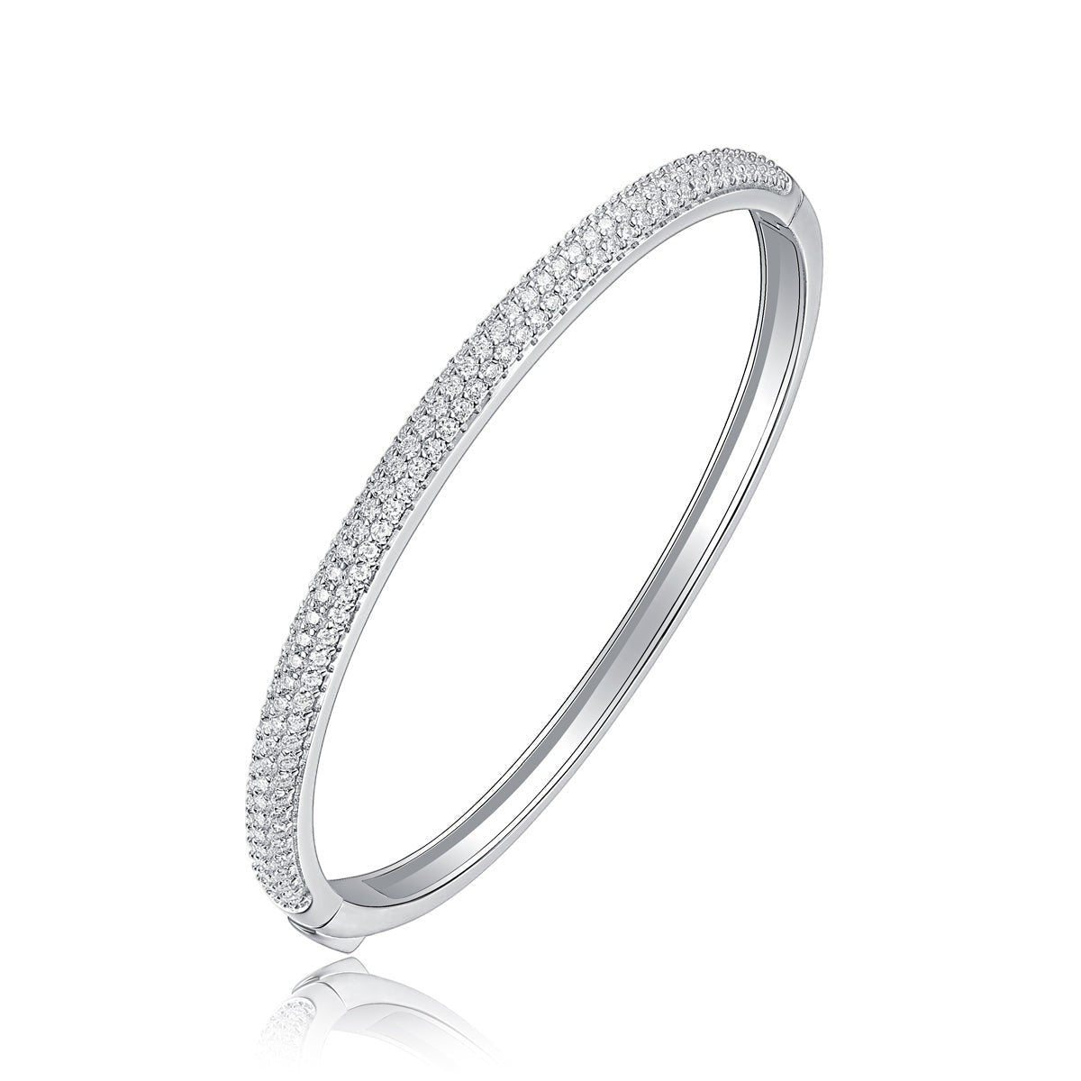 18K White Gold Vermeil