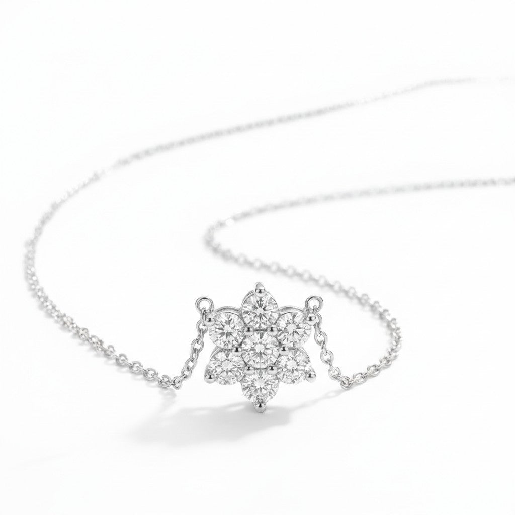 18K White Gold Vermeil