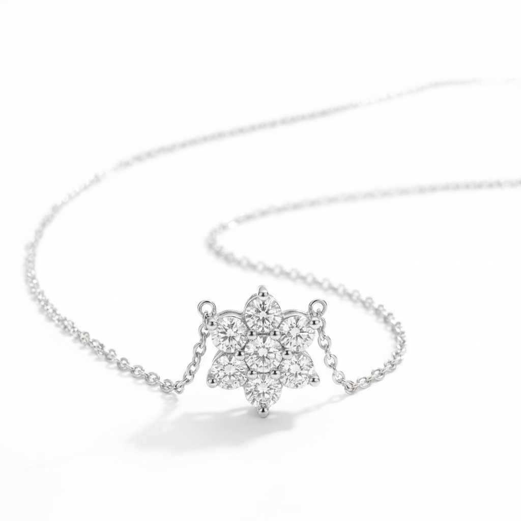 Snowflake of Light Necklace