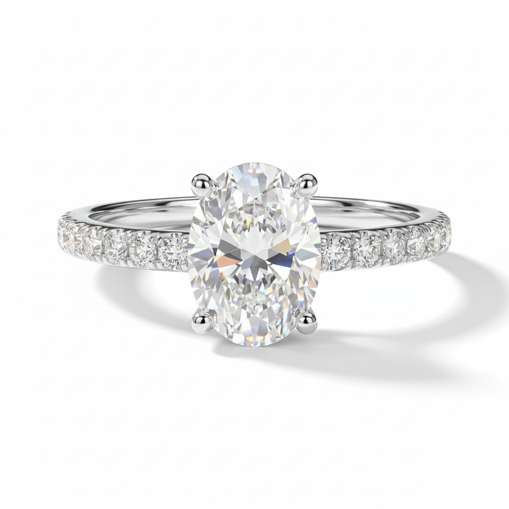 Ovale Discrète Ring