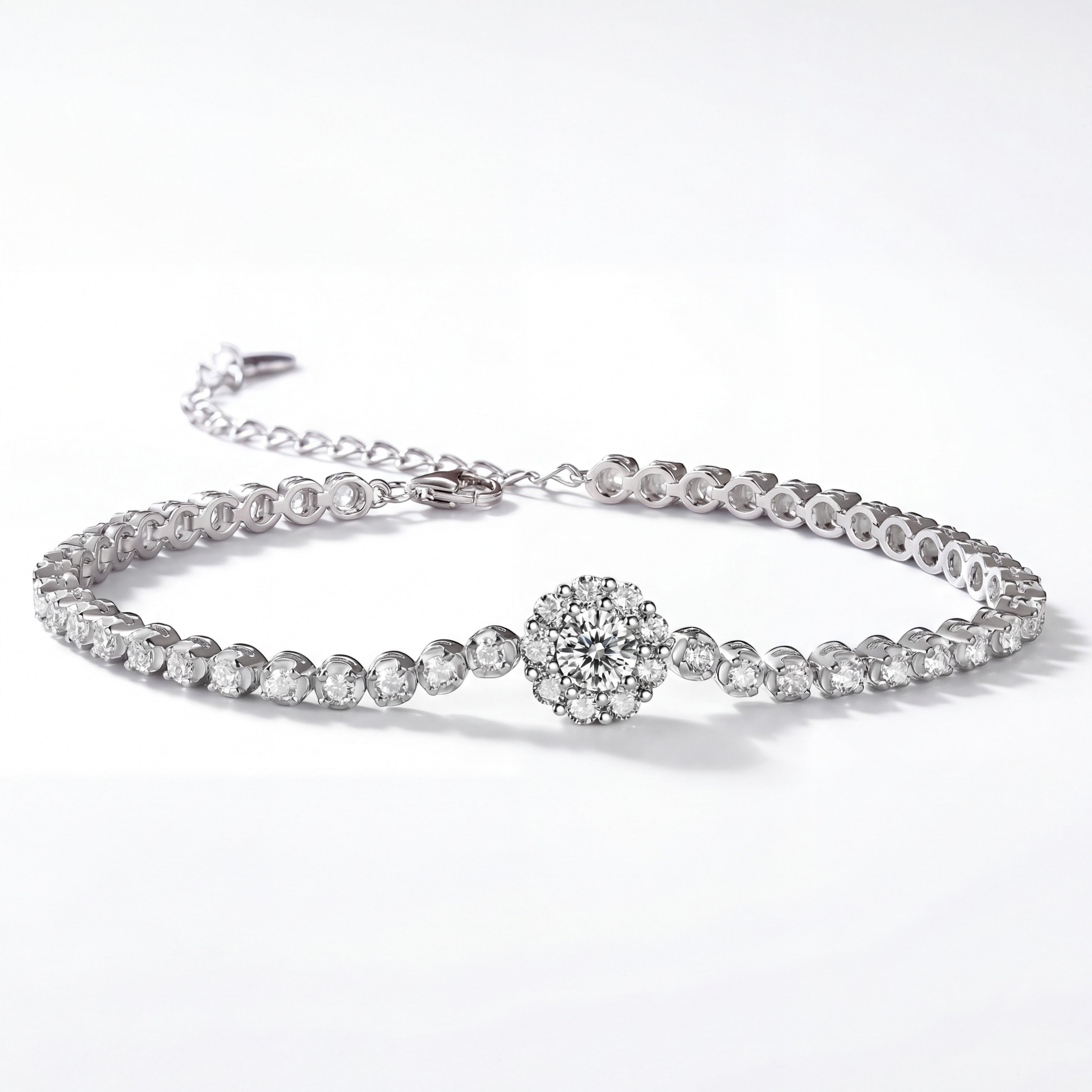 18K White Gold Vermeil