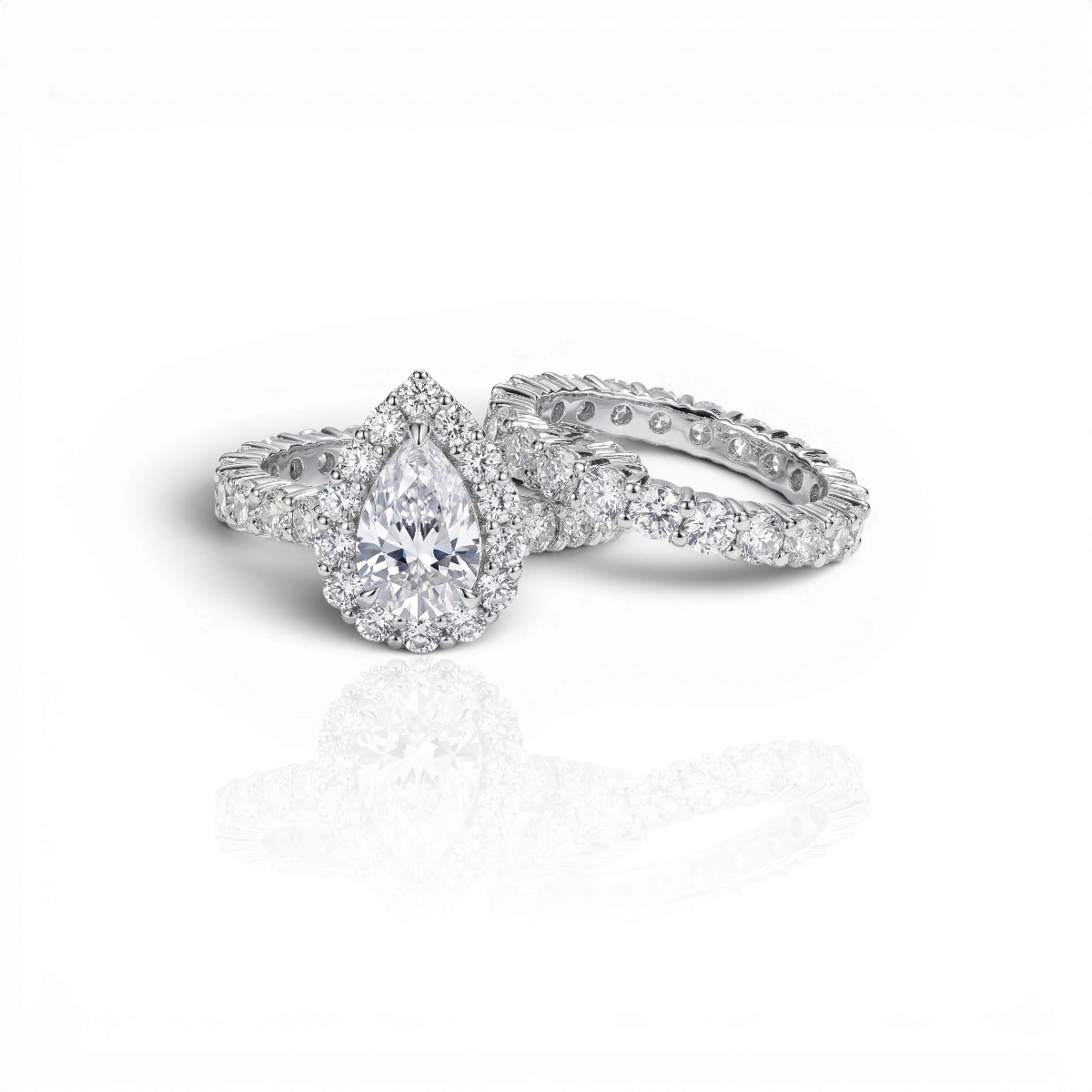 18K White Gold Vermeil