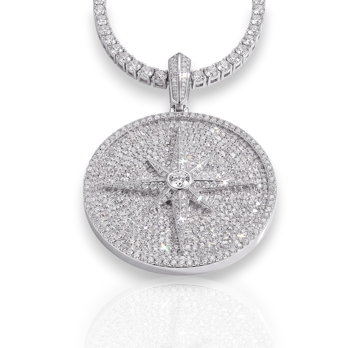 18K White Gold Vermeil